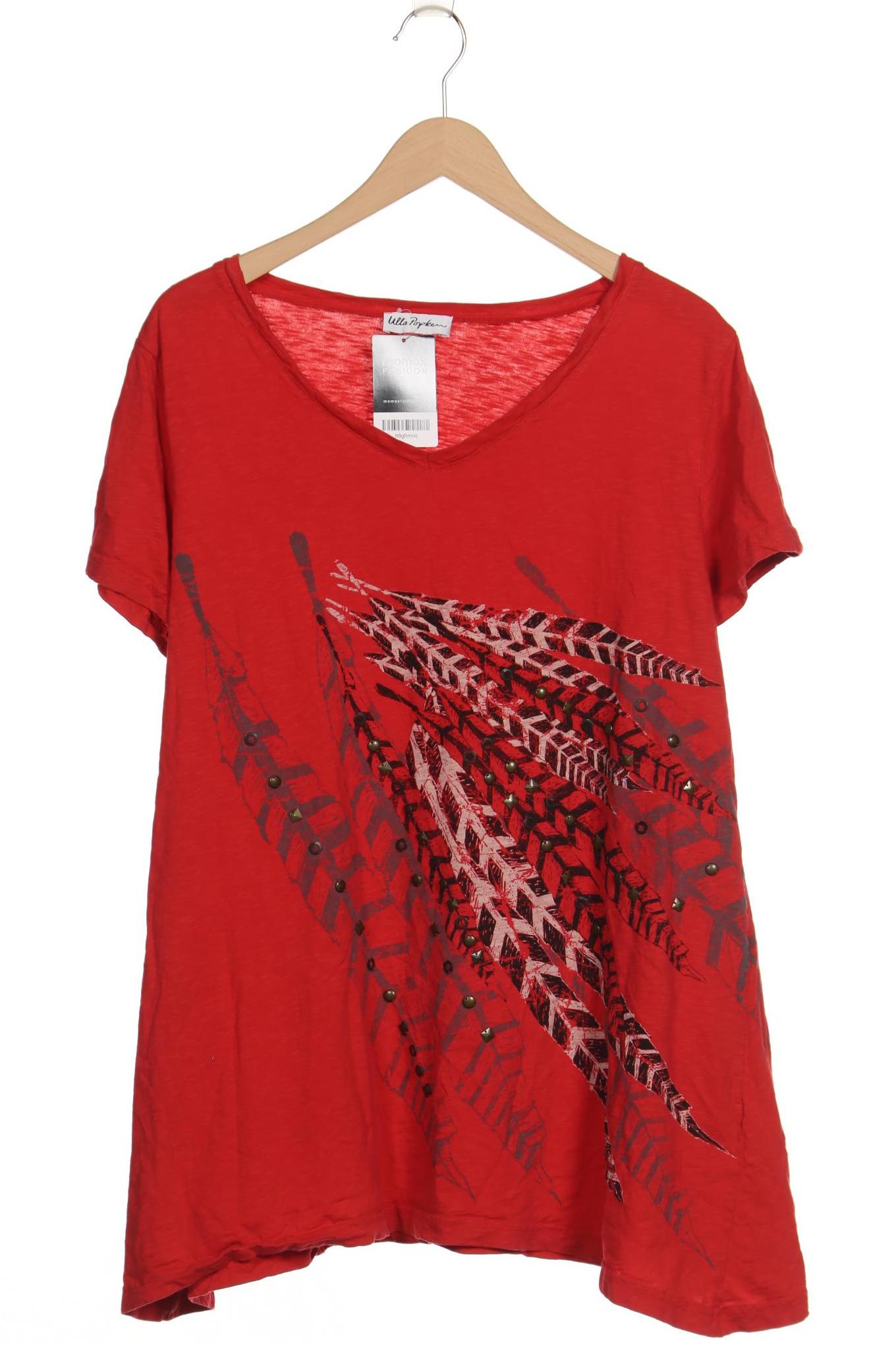 

Ulla Popken Damen T-Shirt, rot, Gr. 46