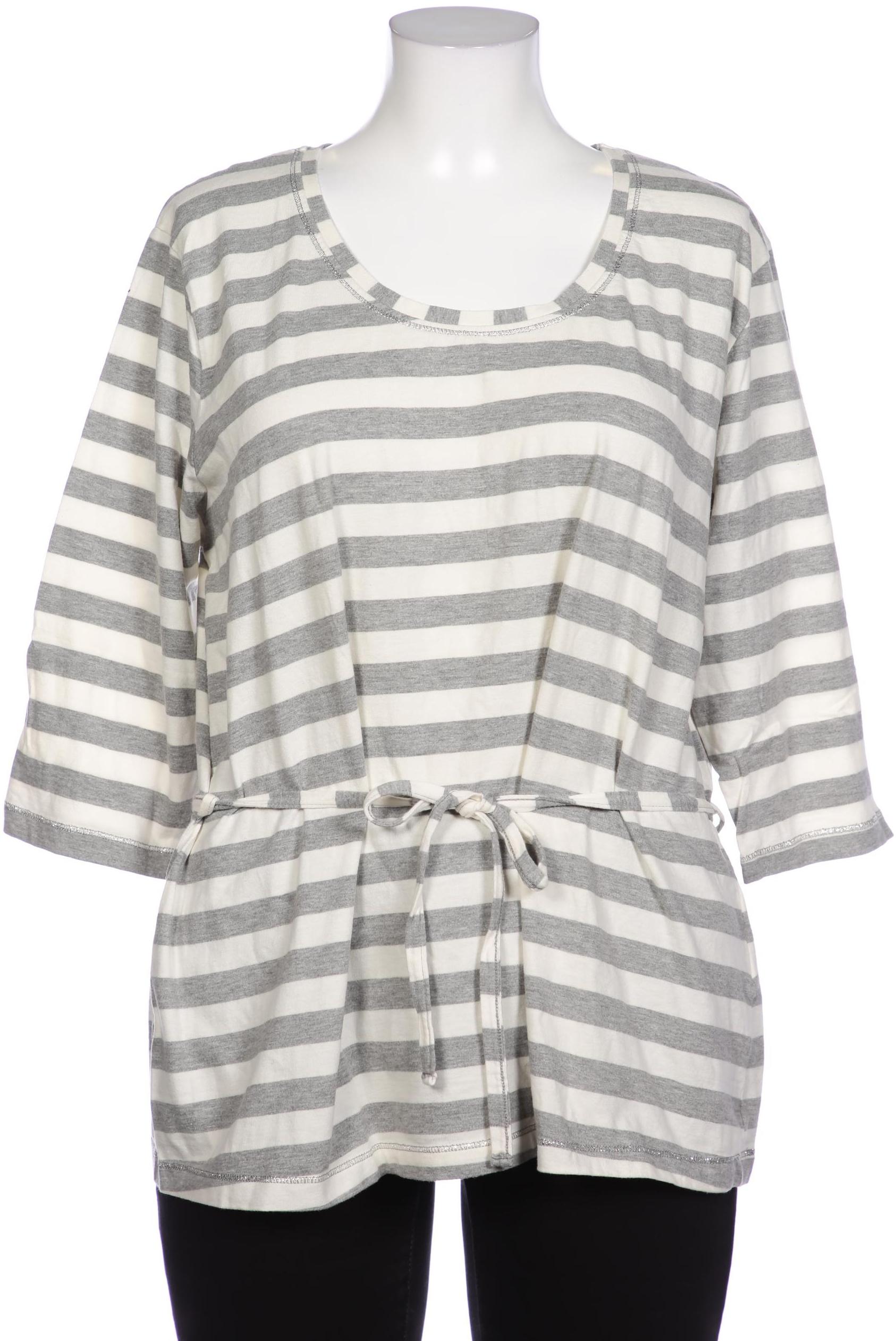 

Ulla Popken Damen Langarmshirt, grau, Gr. 50