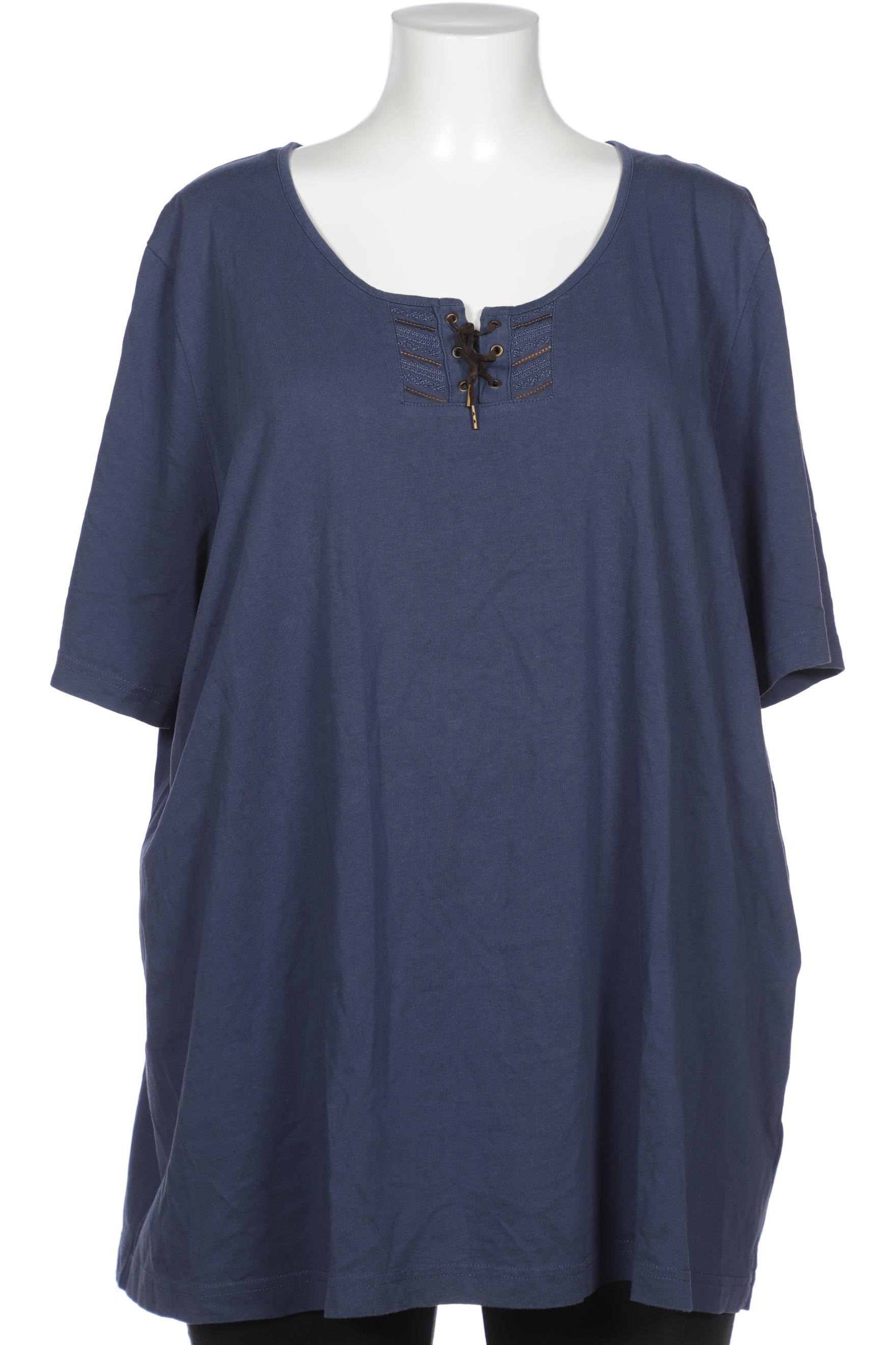 

Ulla Popken Damen T-Shirt, blau, Gr. 54