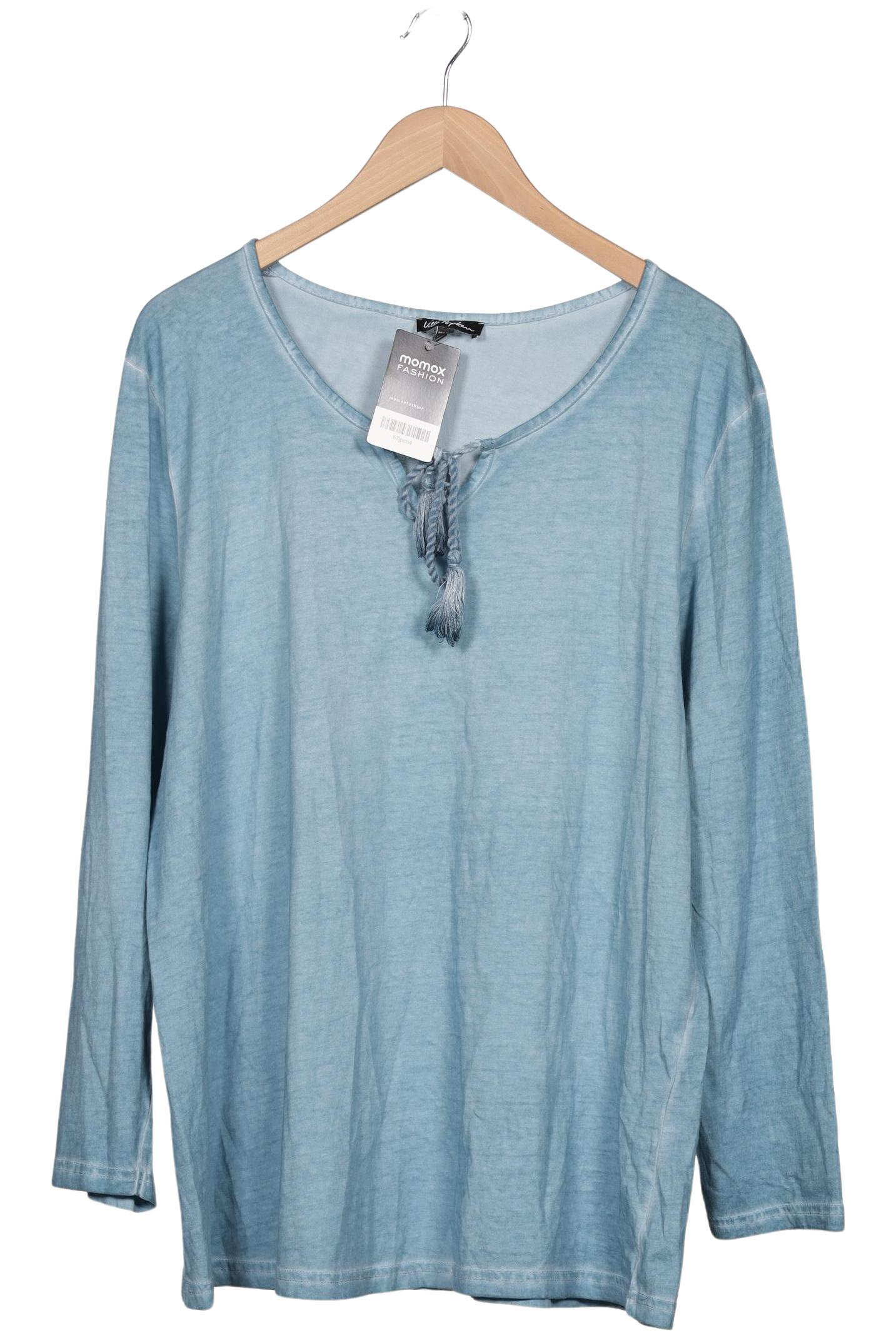 

Ulla Popken Damen Langarmshirt, blau, Gr. 46