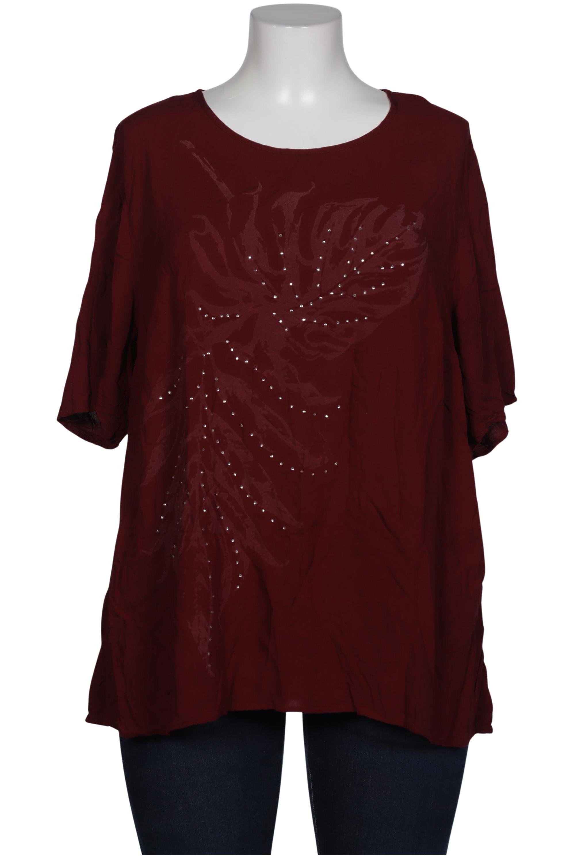 

Ulla Popken Damen Bluse, bordeaux, Gr. 46