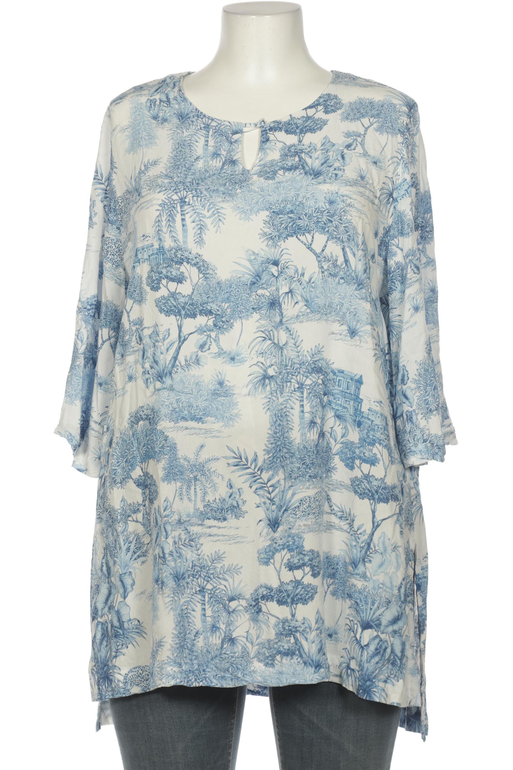 

Ulla Popken Damen Bluse, blau, Gr. 42