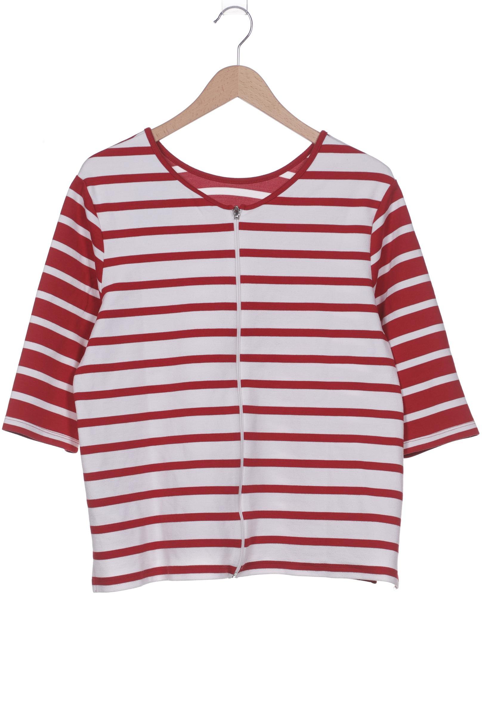 

Ulla Popken Damen Langarmshirt, rot, Gr. 42