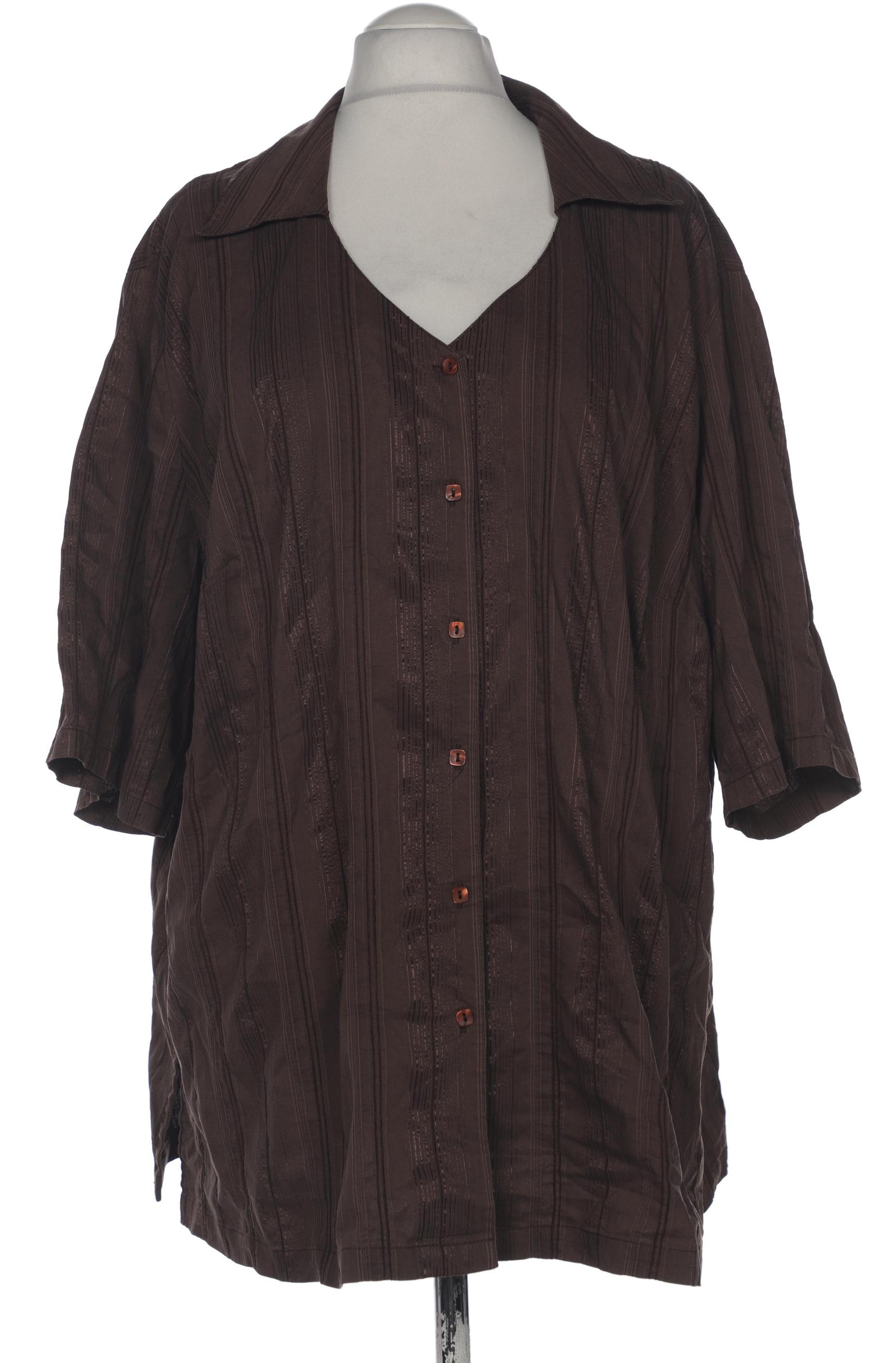 

Ulla Popken Damen Bluse, braun, Gr. 54