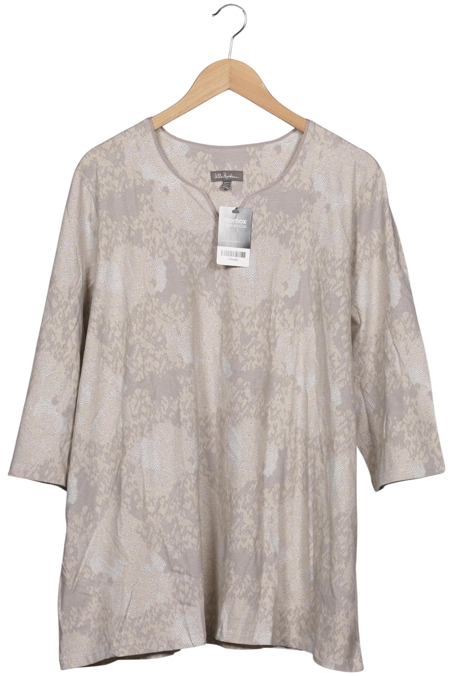 

Ulla Popken Damen Langarmshirt, beige, Gr. 50