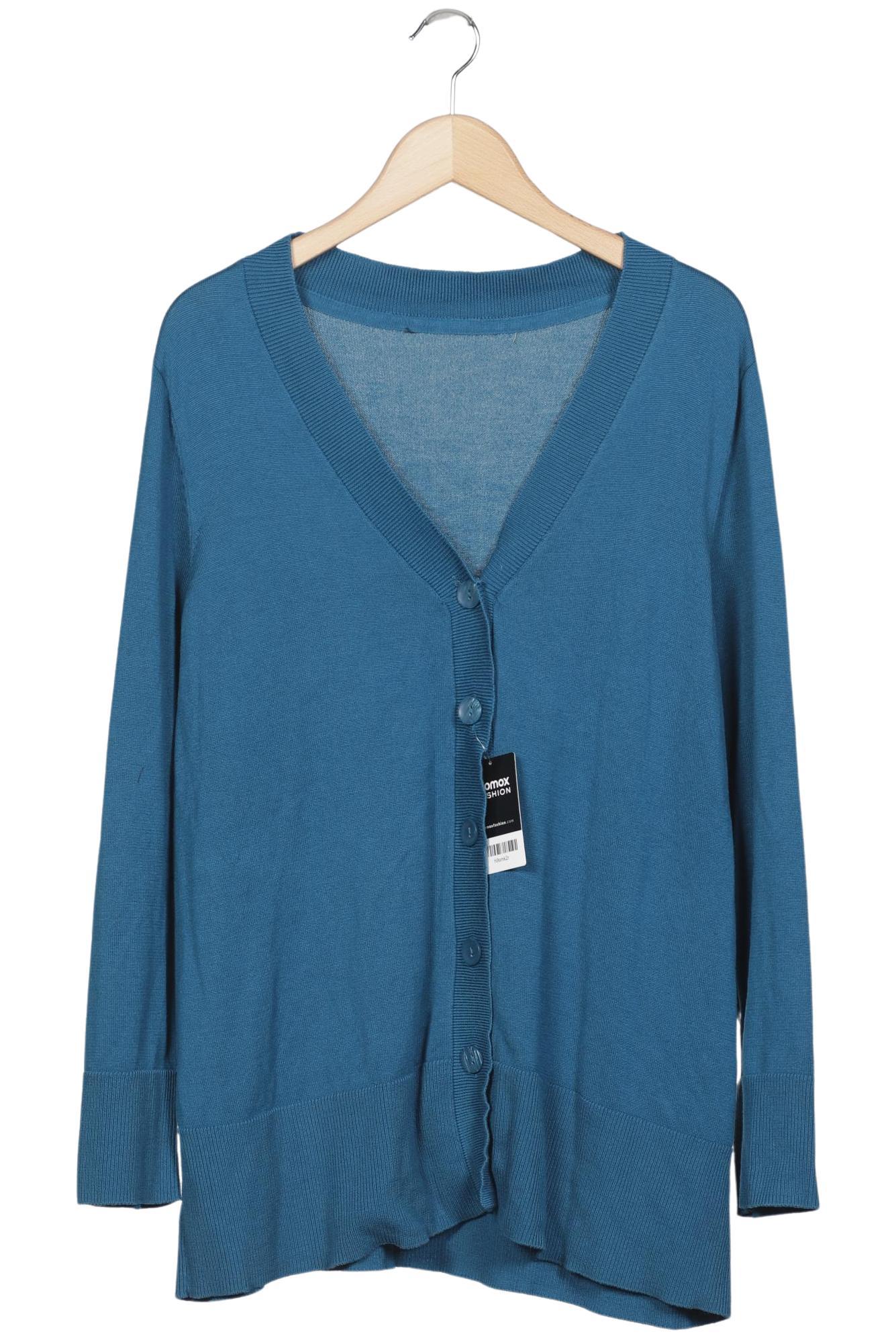 

Ulla Popken Damen Strickjacke, blau, Gr. 48