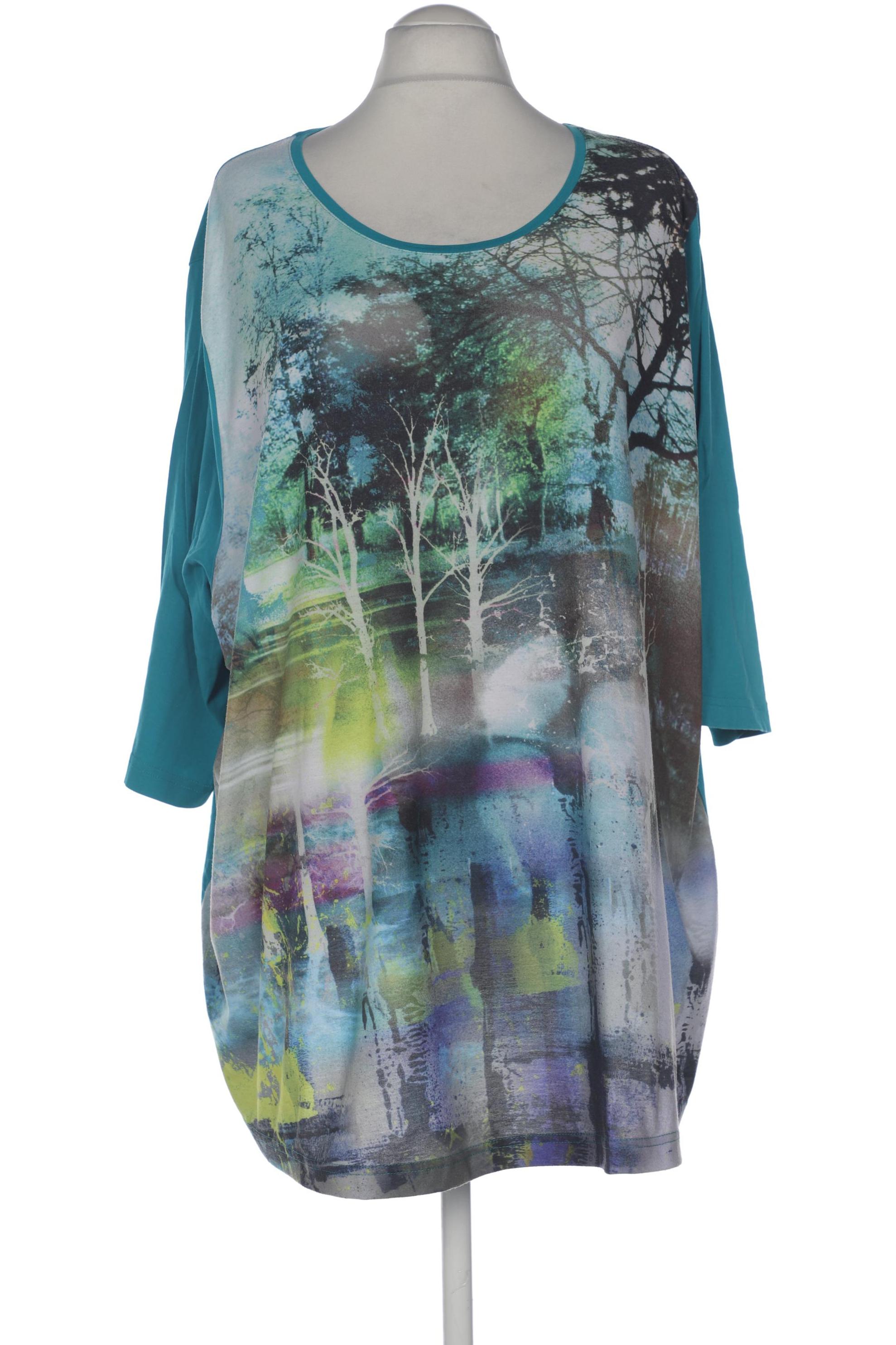 

Ulla Popken Damen T-Shirt, blau, Gr. 58