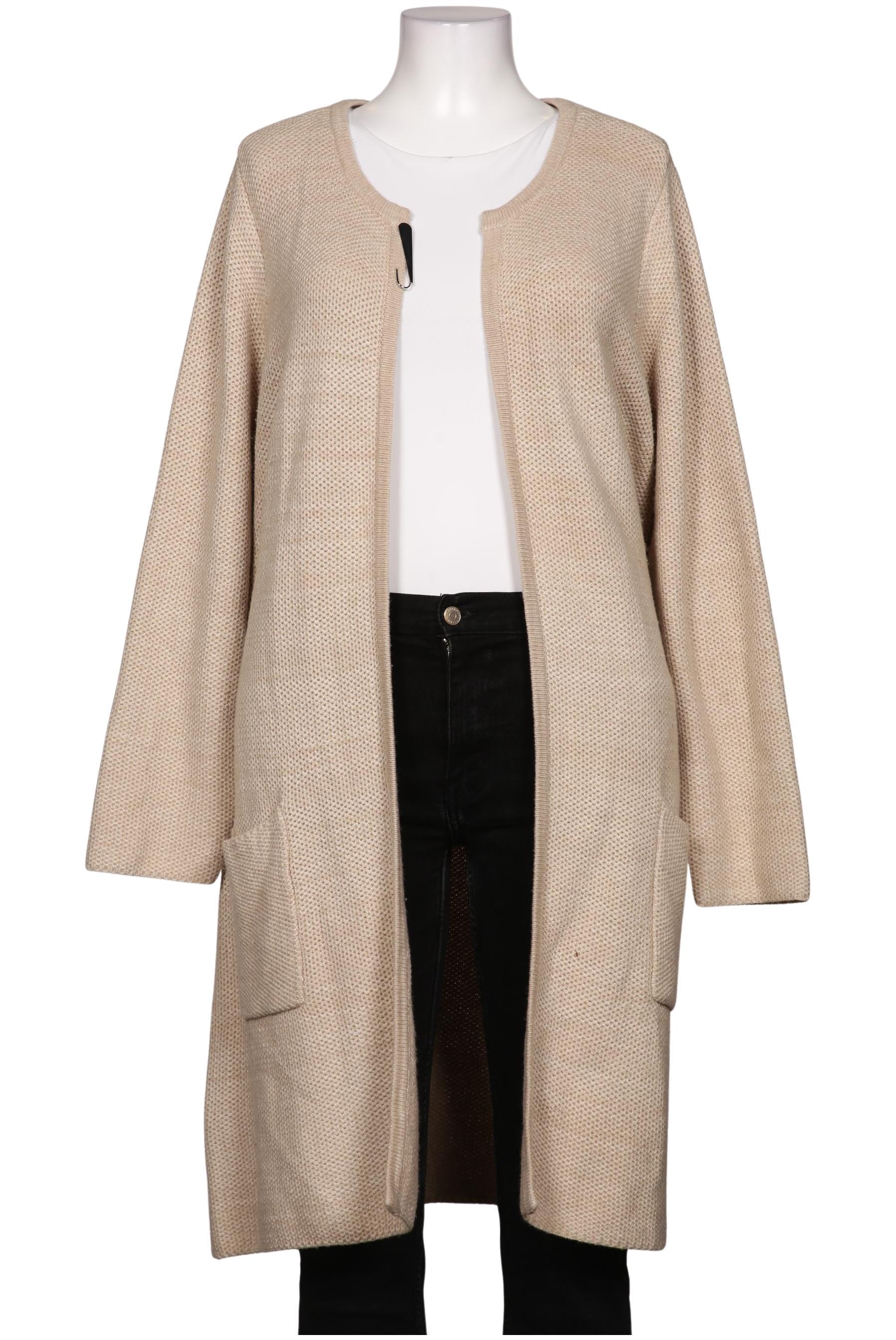 

Ulla Popken Damen Strickjacke, beige, Gr. 46