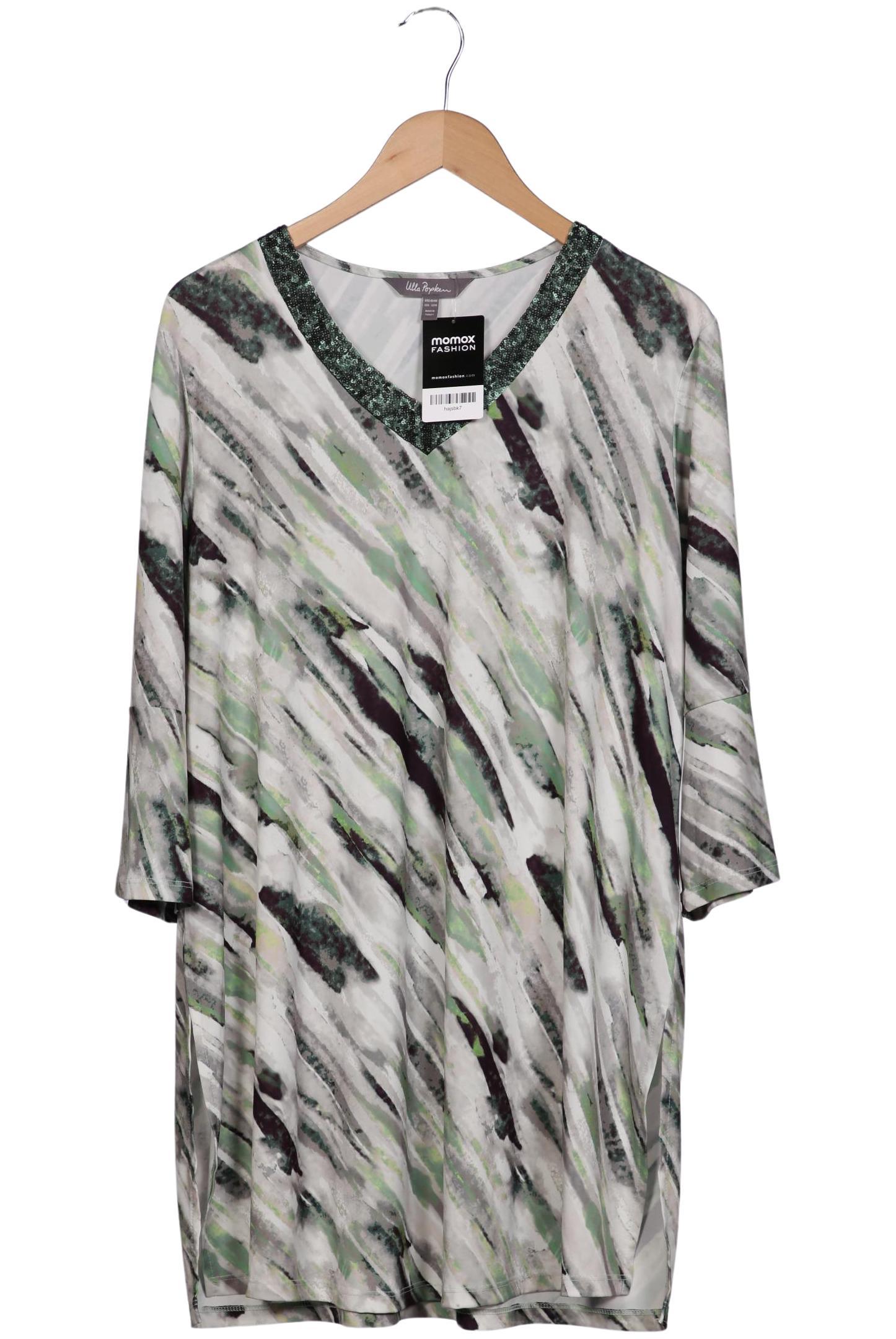 

Ulla Popken Damen Langarmshirt, grün, Gr. 42