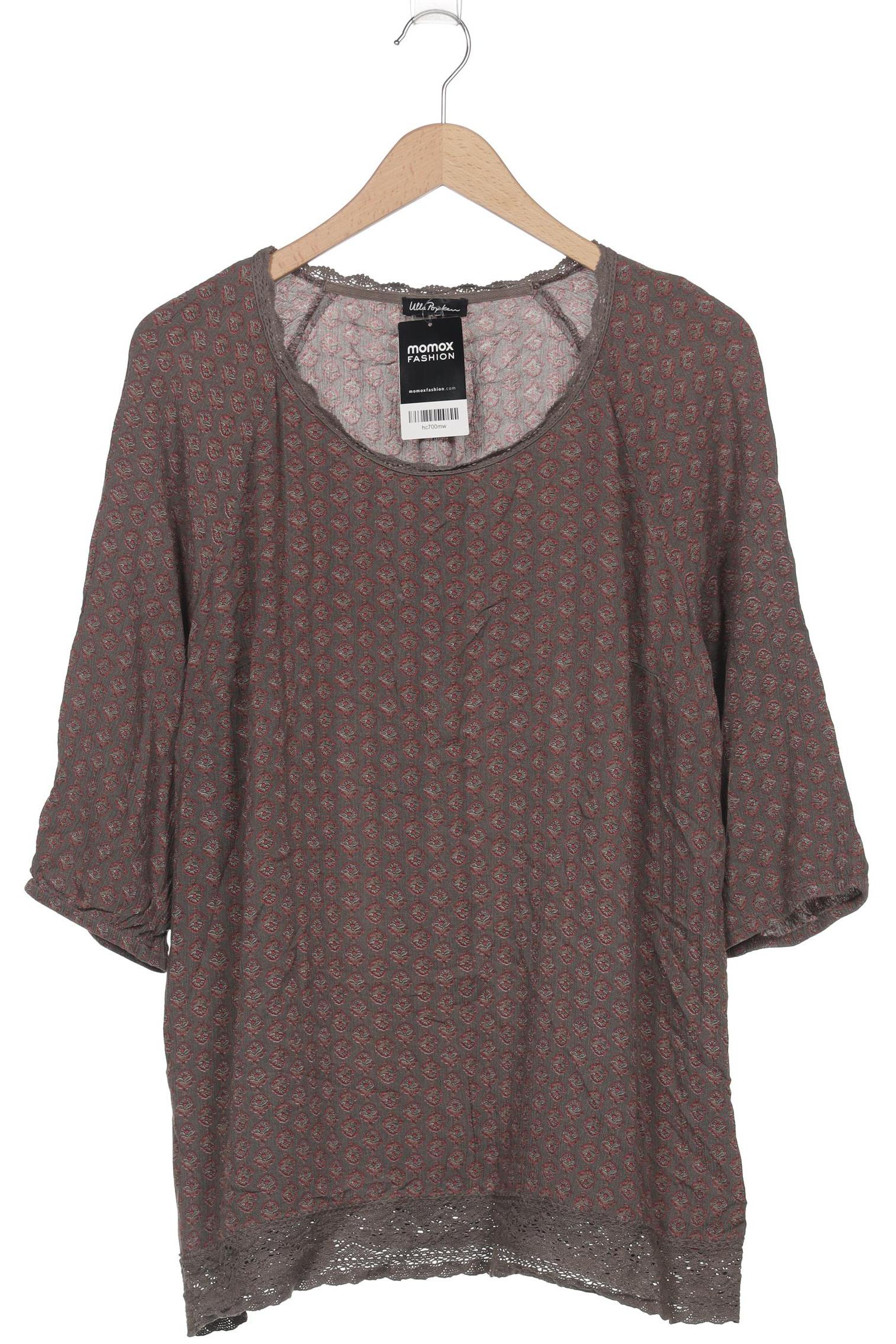 

Ulla Popken Damen Langarmshirt, braun, Gr. 48