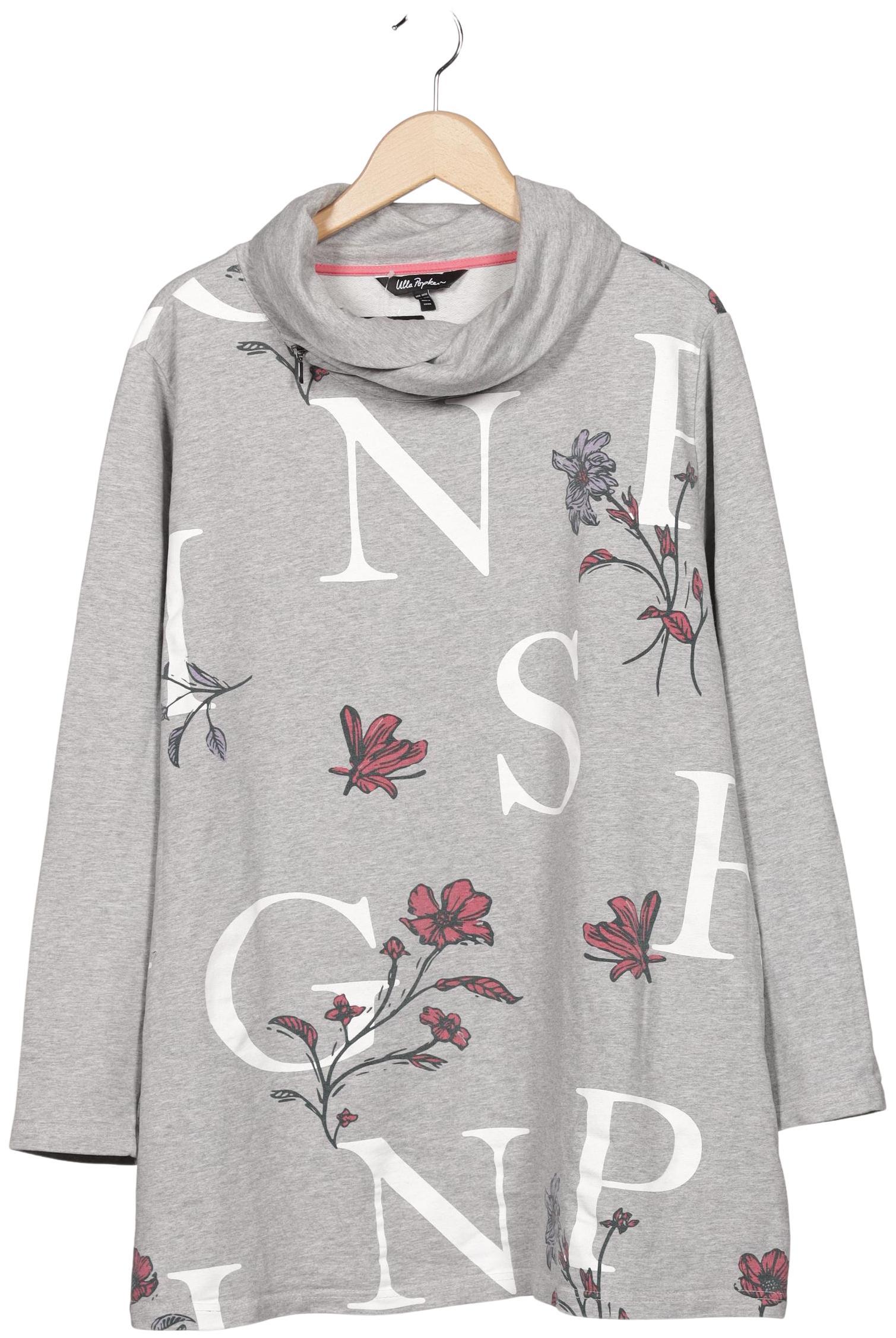 

Ulla Popken Damen Sweatshirt, grau, Gr. 50