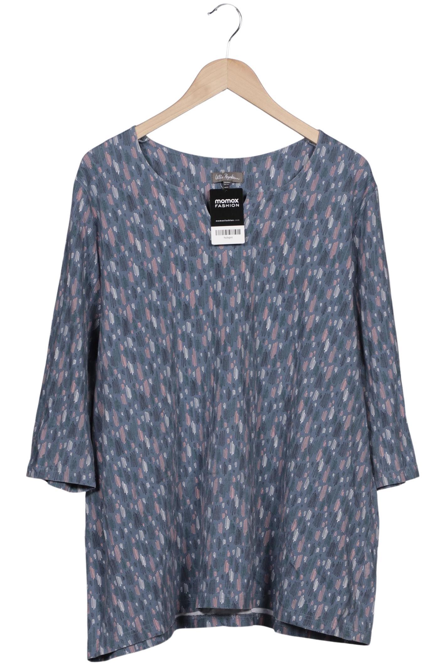

Ulla Popken Damen Langarmshirt, blau, Gr. 50