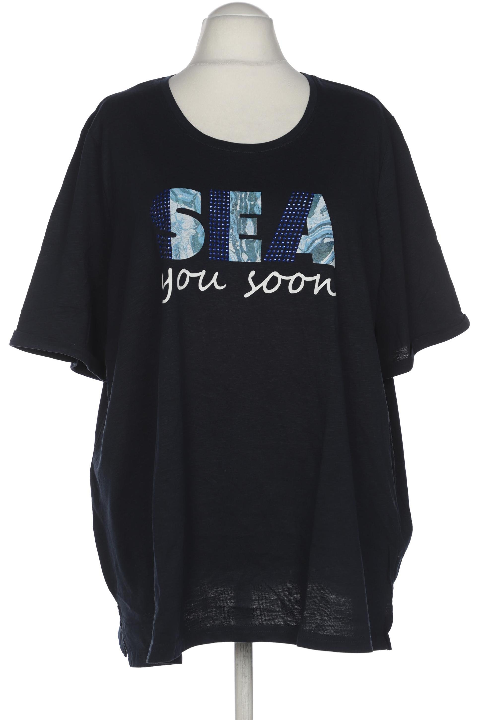 

Ulla Popken Damen T-Shirt, marineblau, Gr. 54