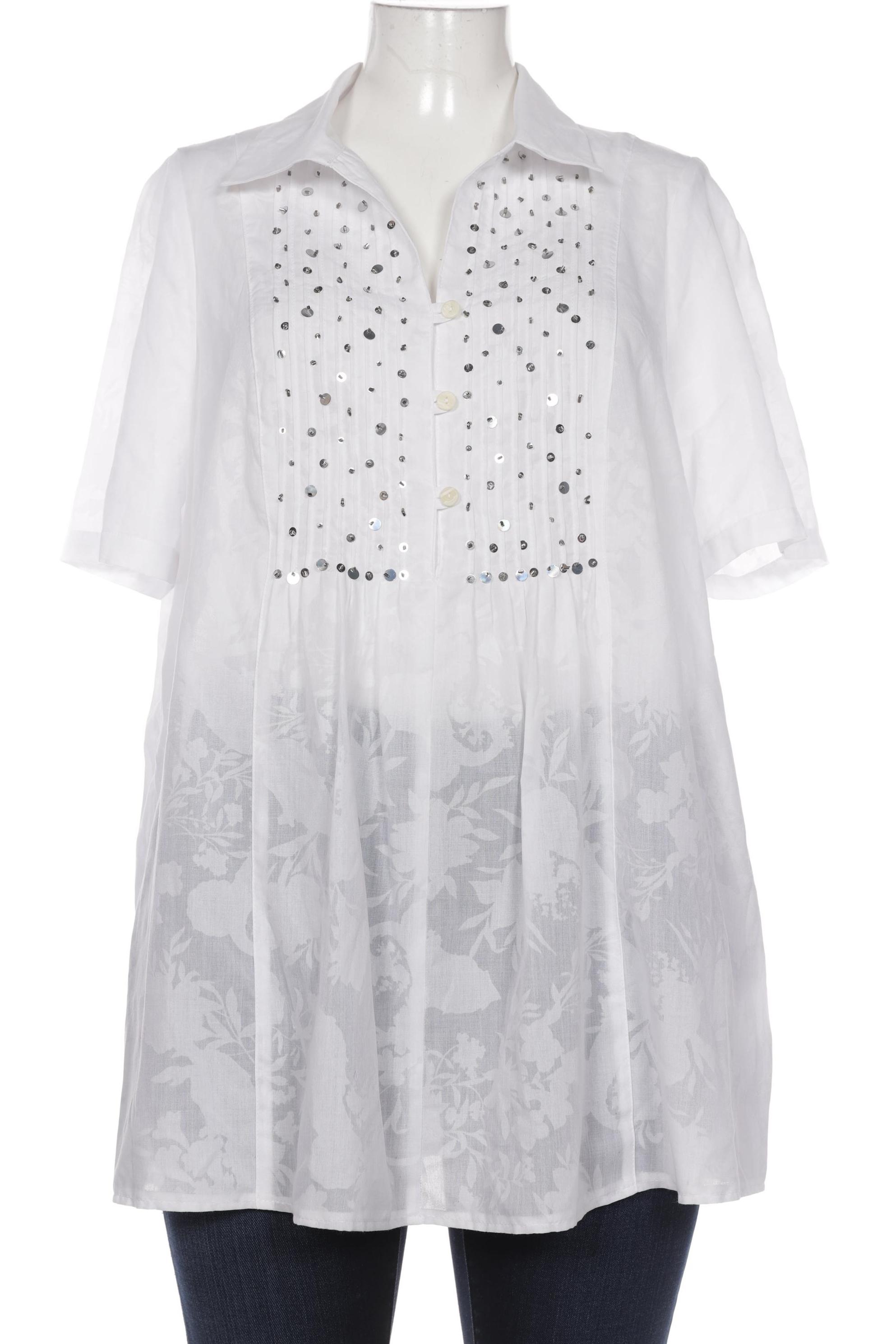 

Ulla Popken Damen Bluse, weiß, Gr. 46