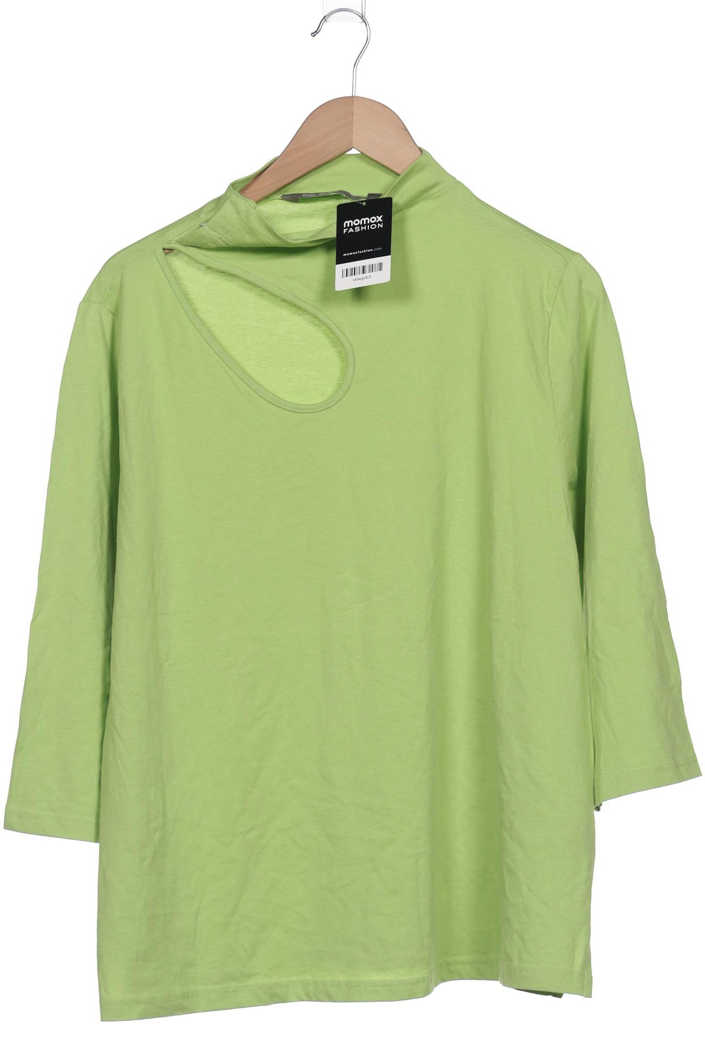 

Ulla Popken Damen Langarmshirt, hellgrün, Gr. 46