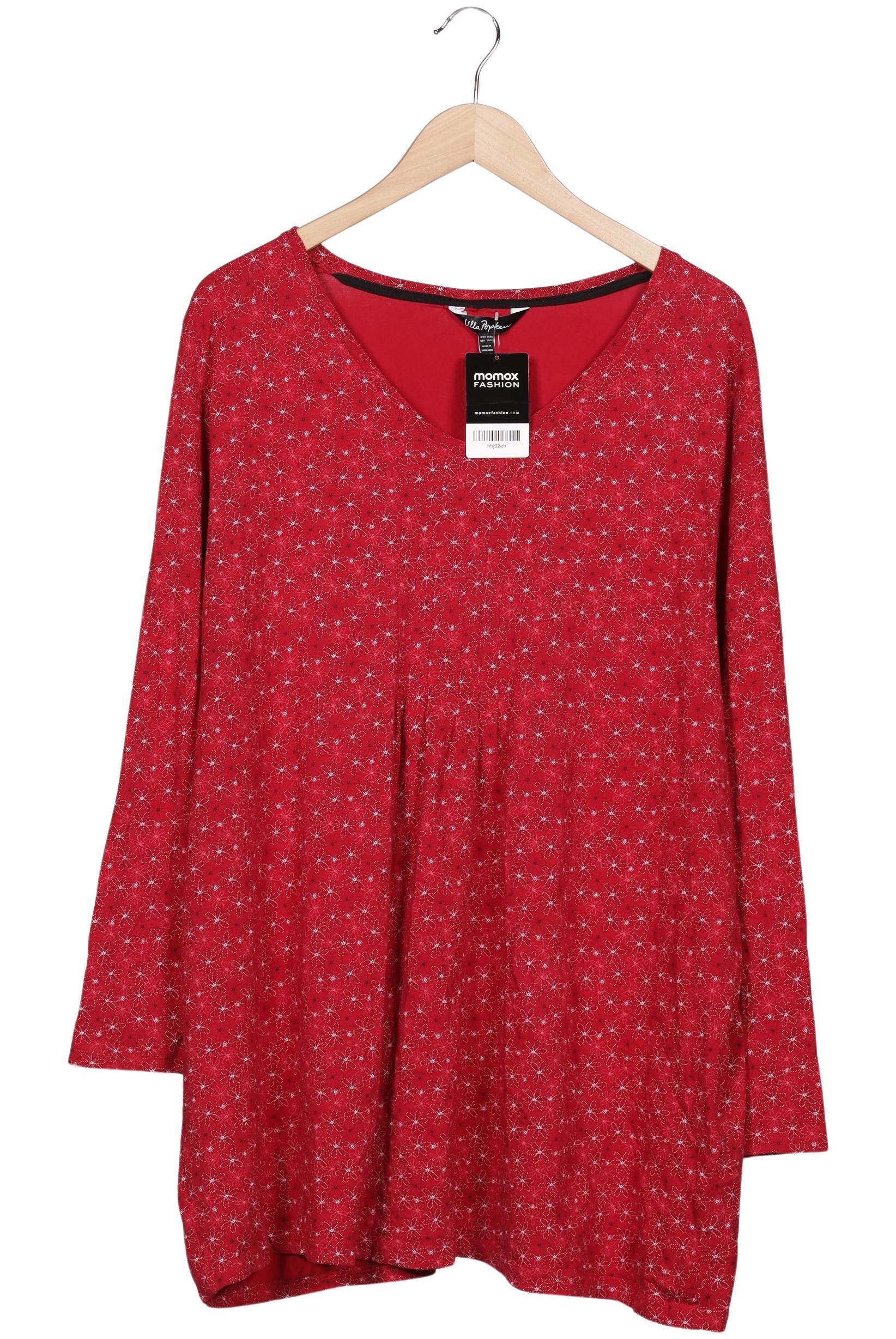 

Ulla Popken Damen Langarmshirt, rot, Gr. 54