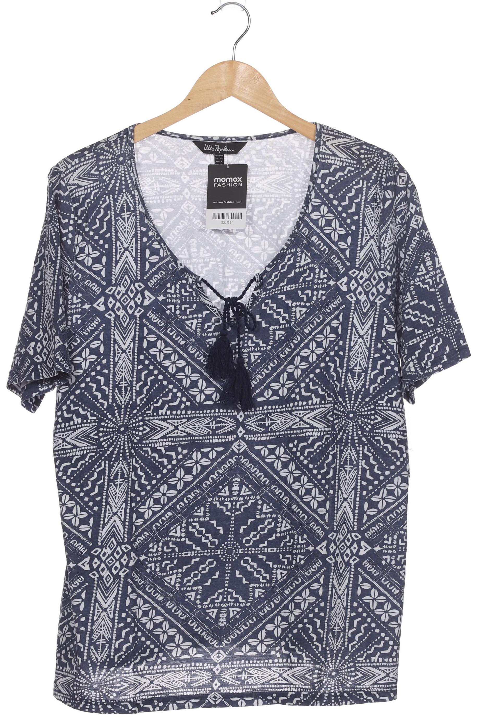 

Ulla Popken Damen T-Shirt, blau, Gr. 42