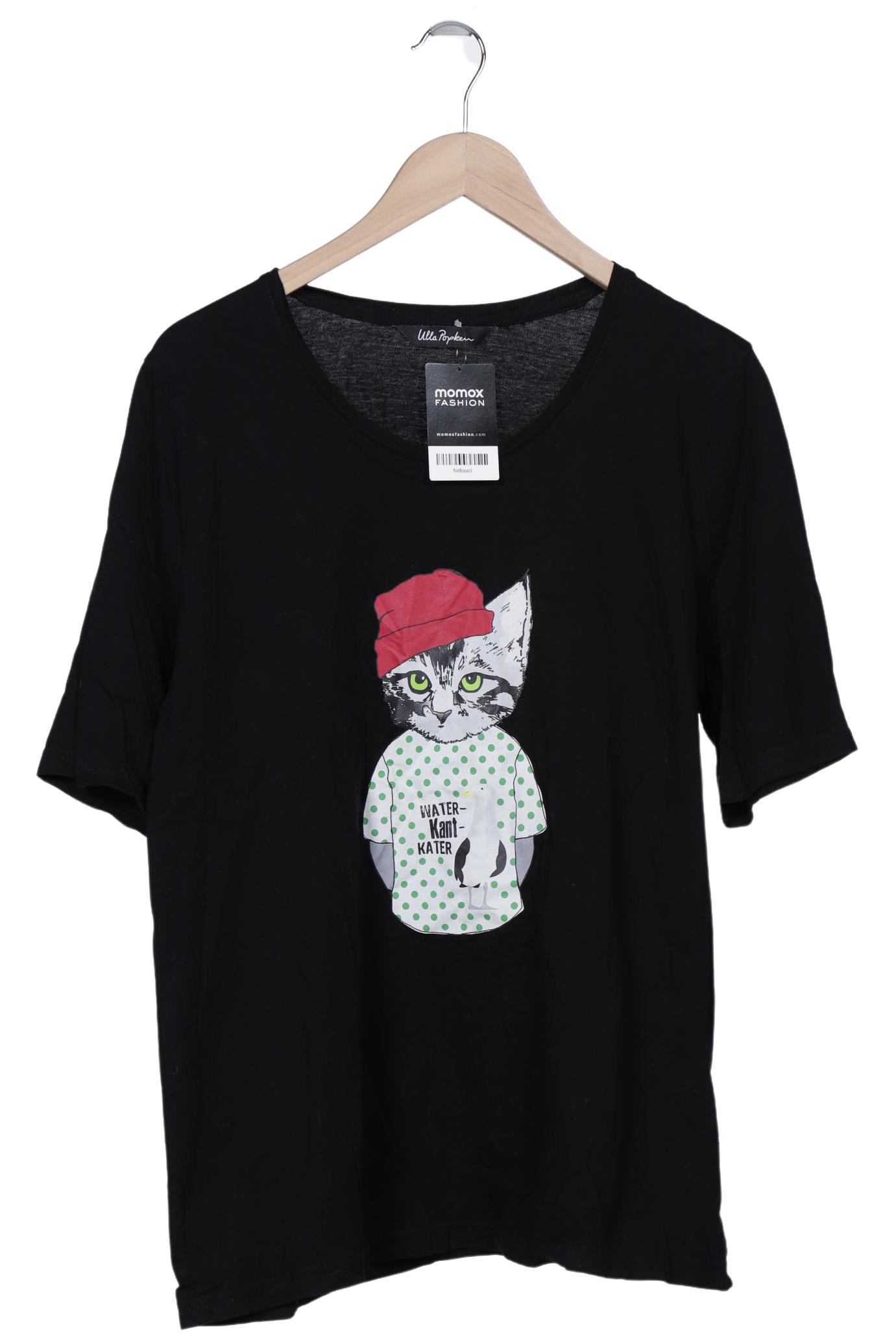 

Ulla Popken Damen T-Shirt, schwarz, Gr. 44