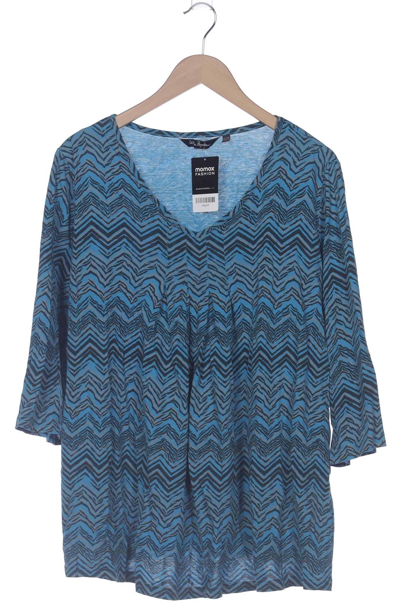 

Ulla Popken Damen Langarmshirt, blau, Gr. 50