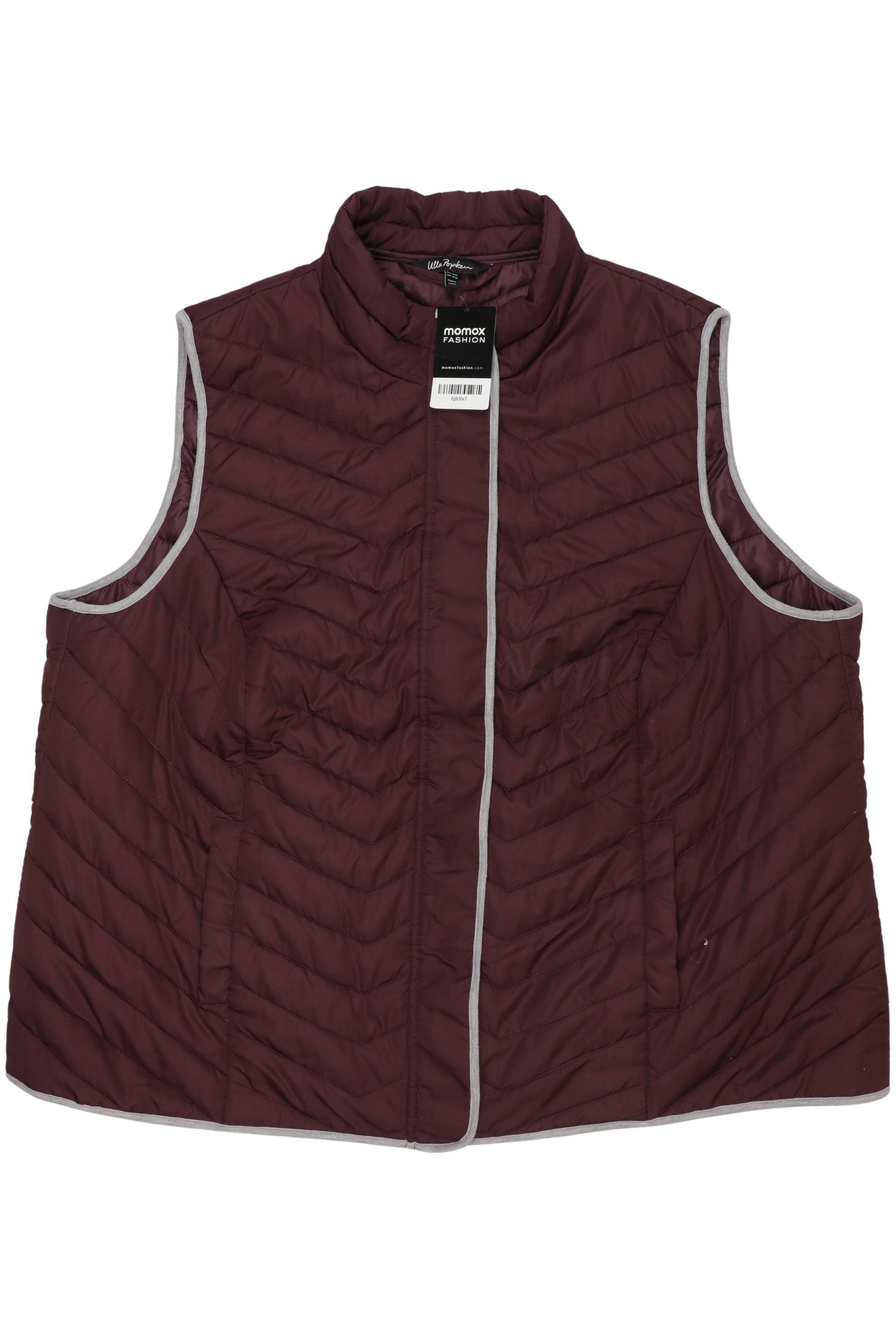 

Ulla Popken Damen Weste, bordeaux, Gr. 54