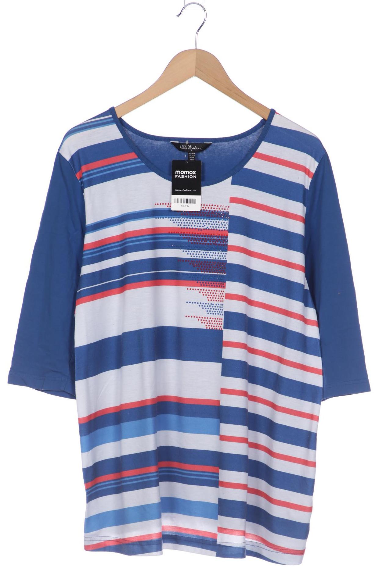 

Ulla Popken Damen Langarmshirt, blau, Gr. 46