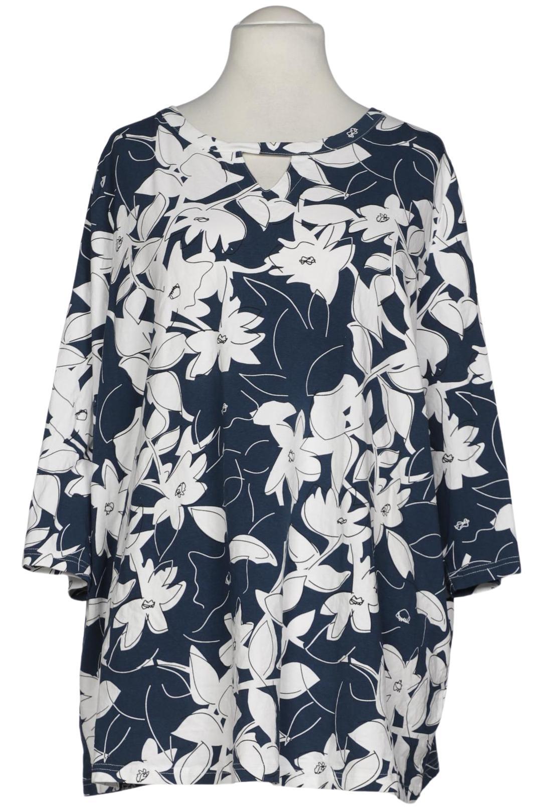 

Ulla Popken Damen Langarmshirt, marineblau, Gr. 54