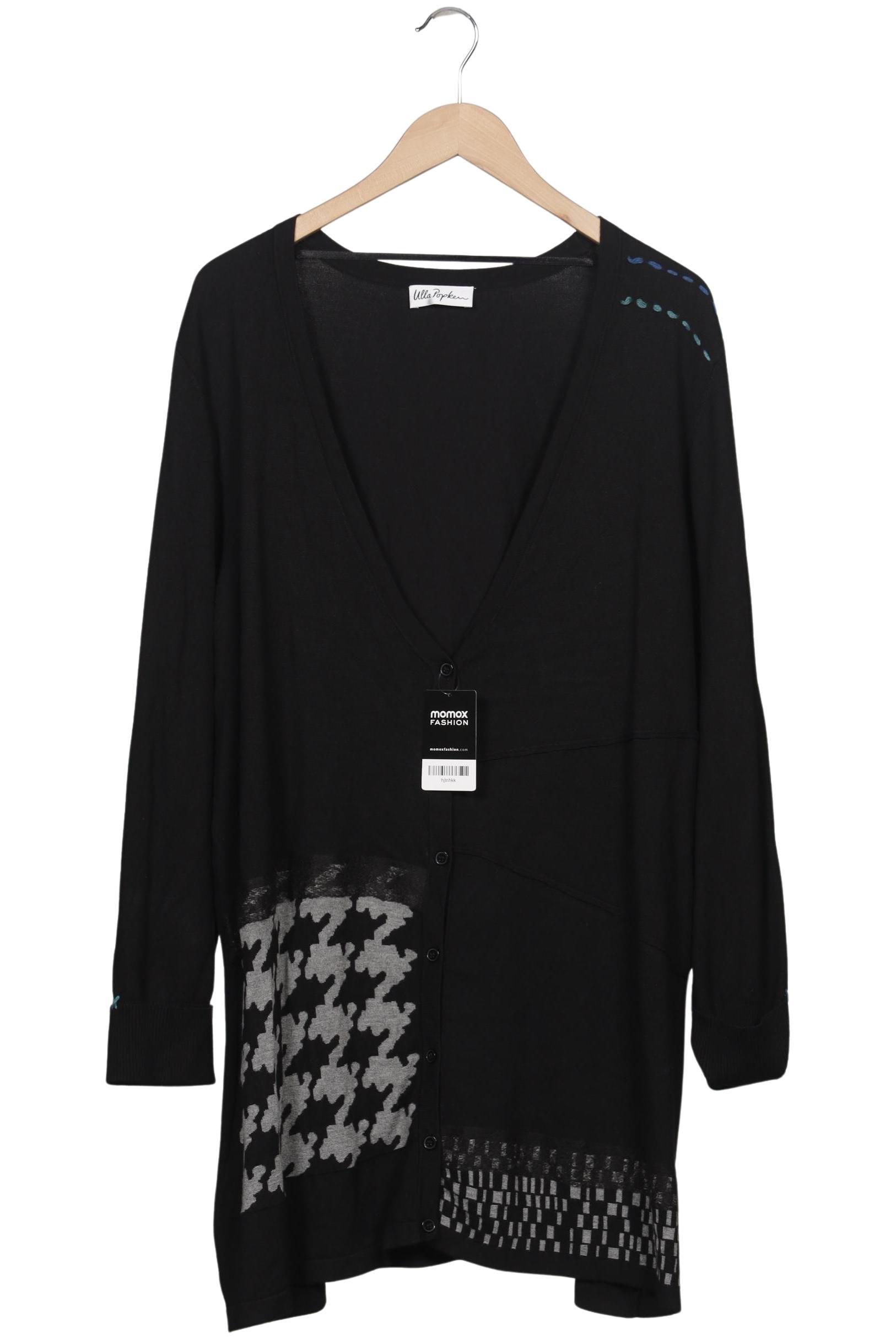 

Ulla Popken Damen Strickjacke, schwarz, Gr. 50
