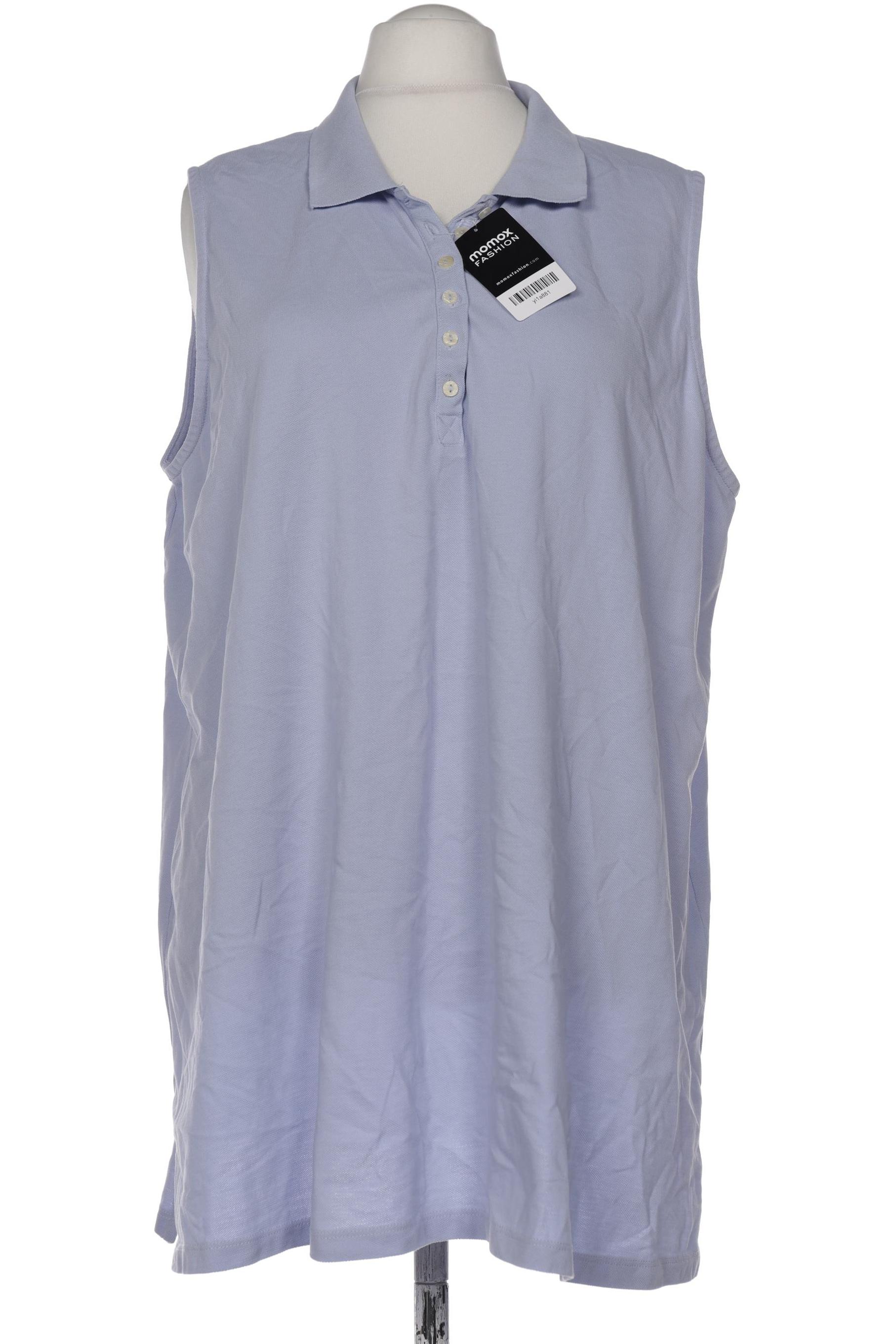 

Ulla Popken Damen Poloshirt, flieder, Gr. 54