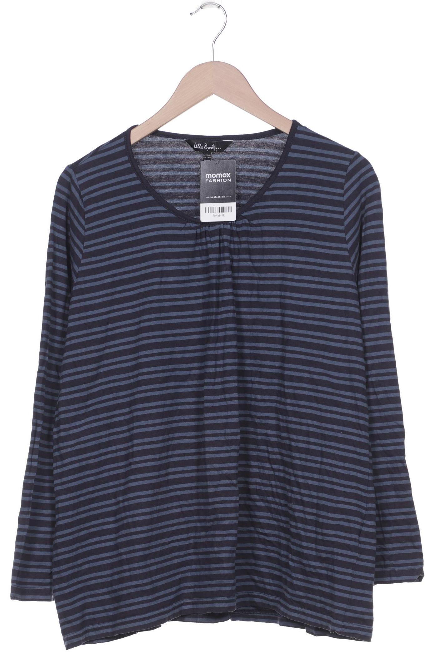 

Ulla Popken Damen Langarmshirt, blau, Gr. 46