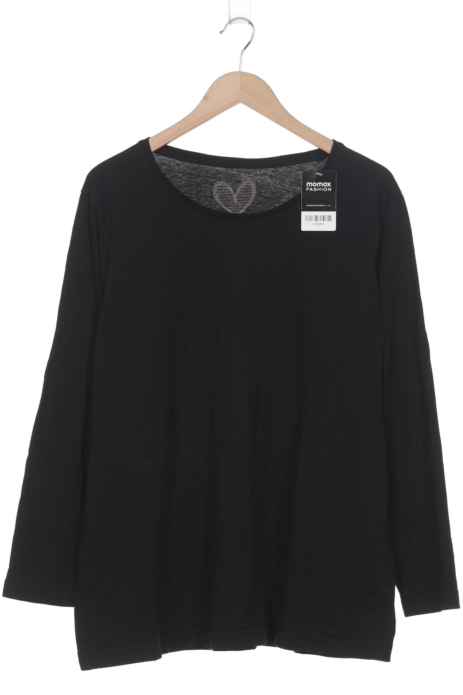 

Ulla Popken Damen Langarmshirt, schwarz, Gr. 48