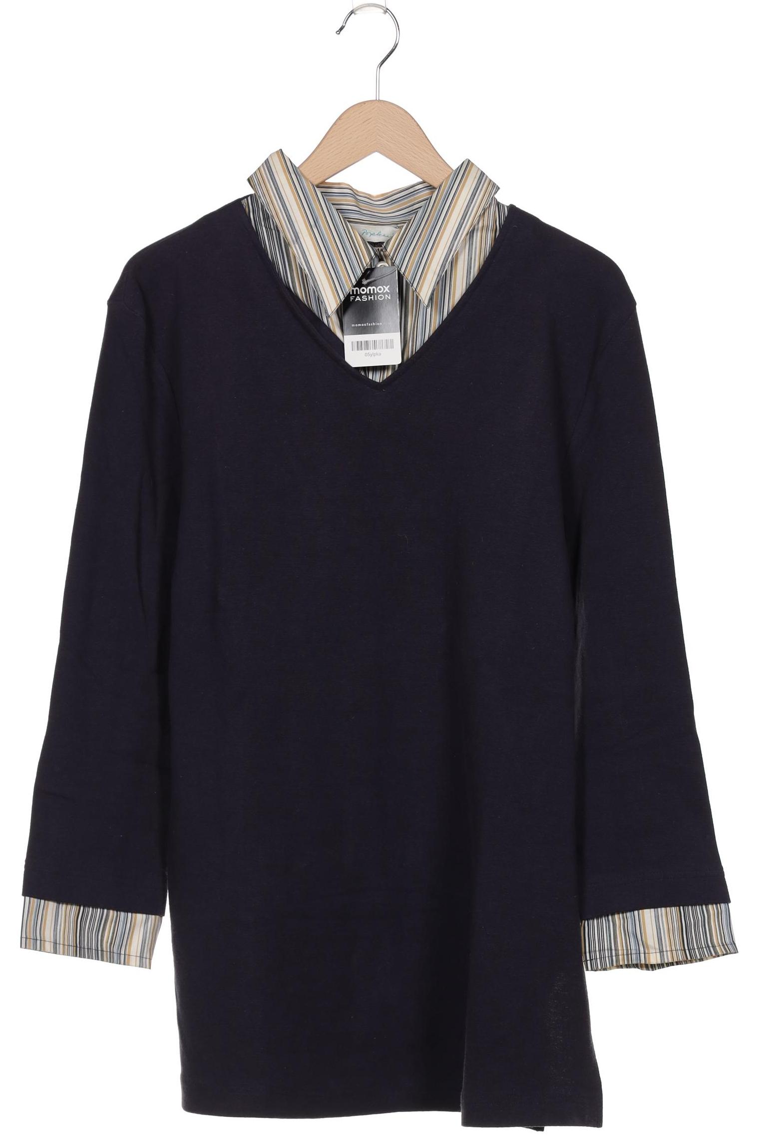 

Ulla Popken Damen Langarmshirt, marineblau, Gr. 42