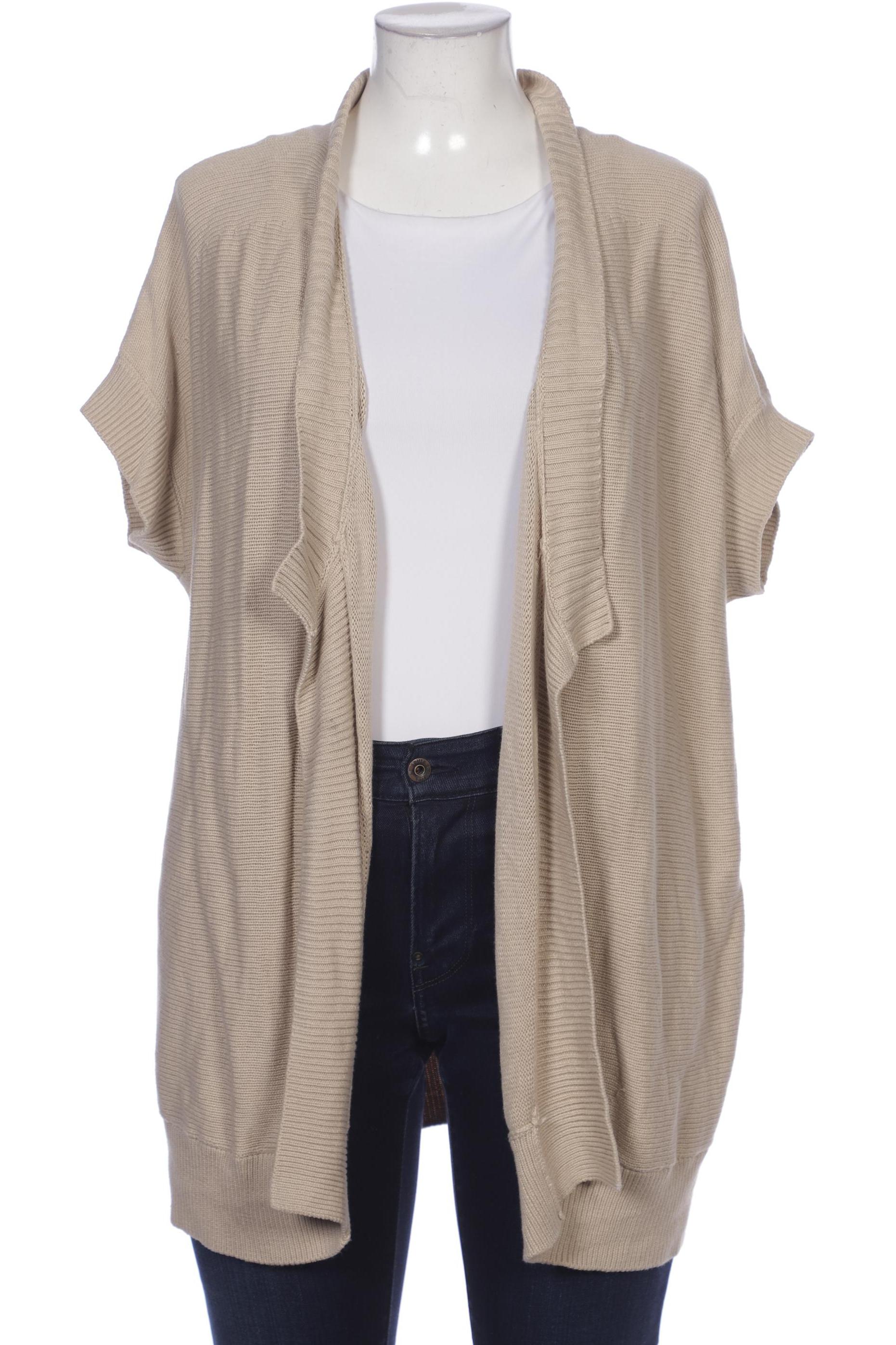 

Ulla Popken Damen Strickjacke, beige, Gr. 46