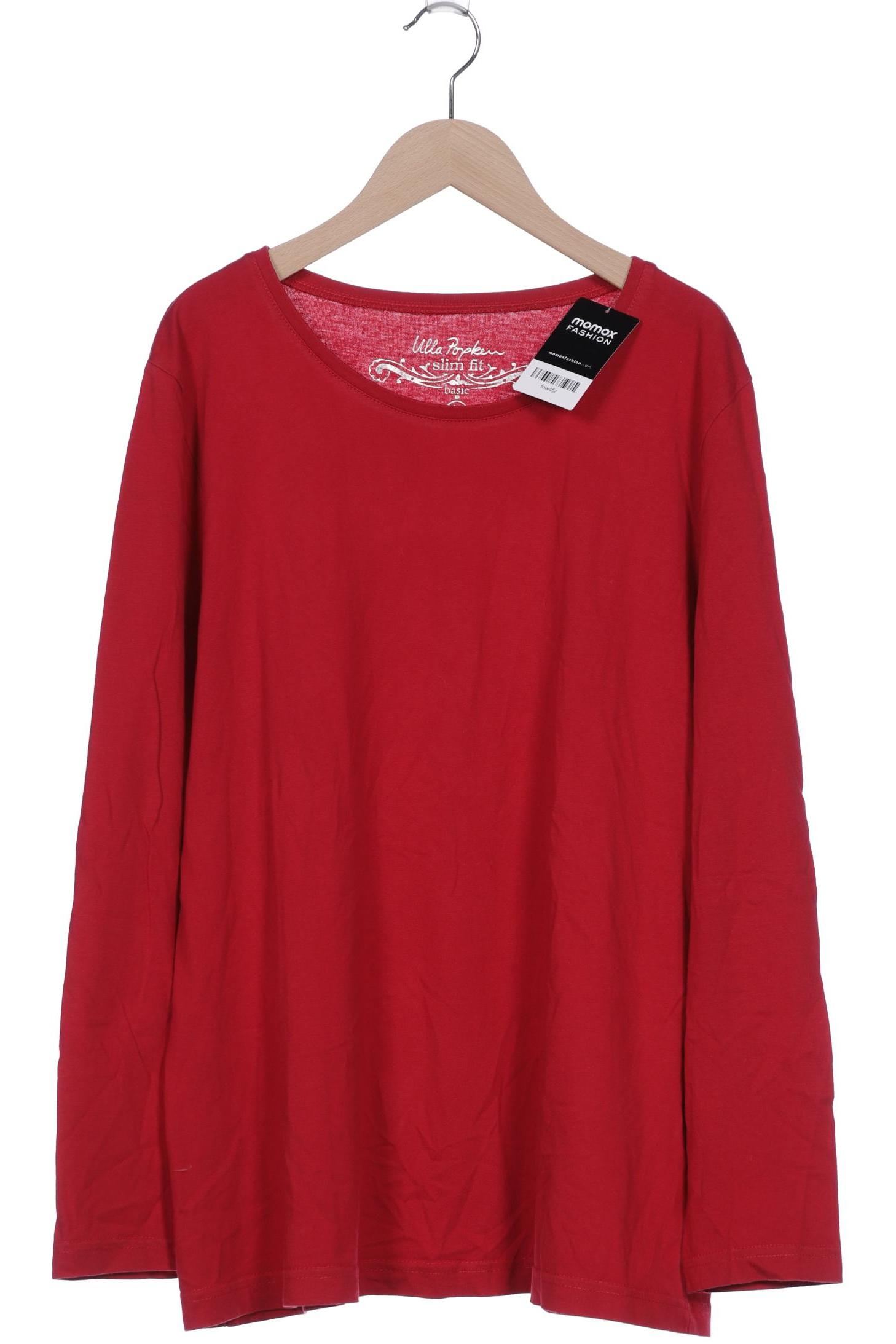 

Ulla Popken Damen Langarmshirt, rot, Gr. 46