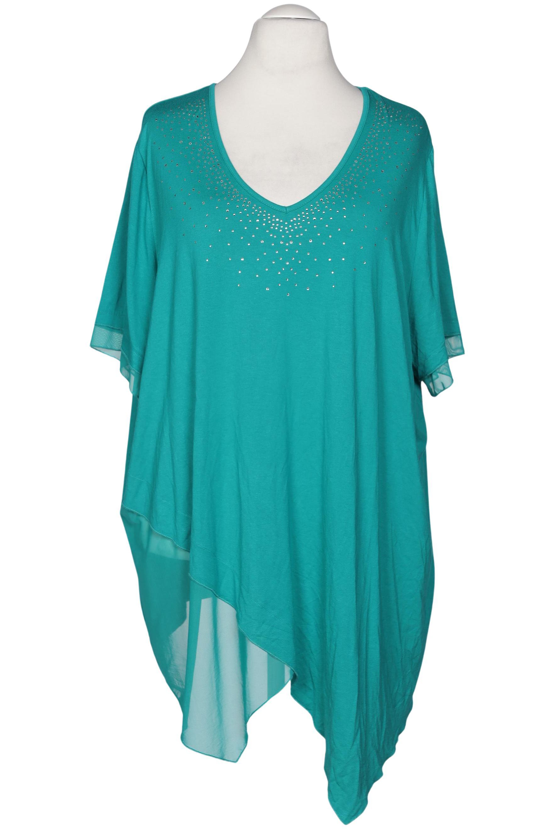 

Ulla Popken Damen T-Shirt, türkis, Gr. 54