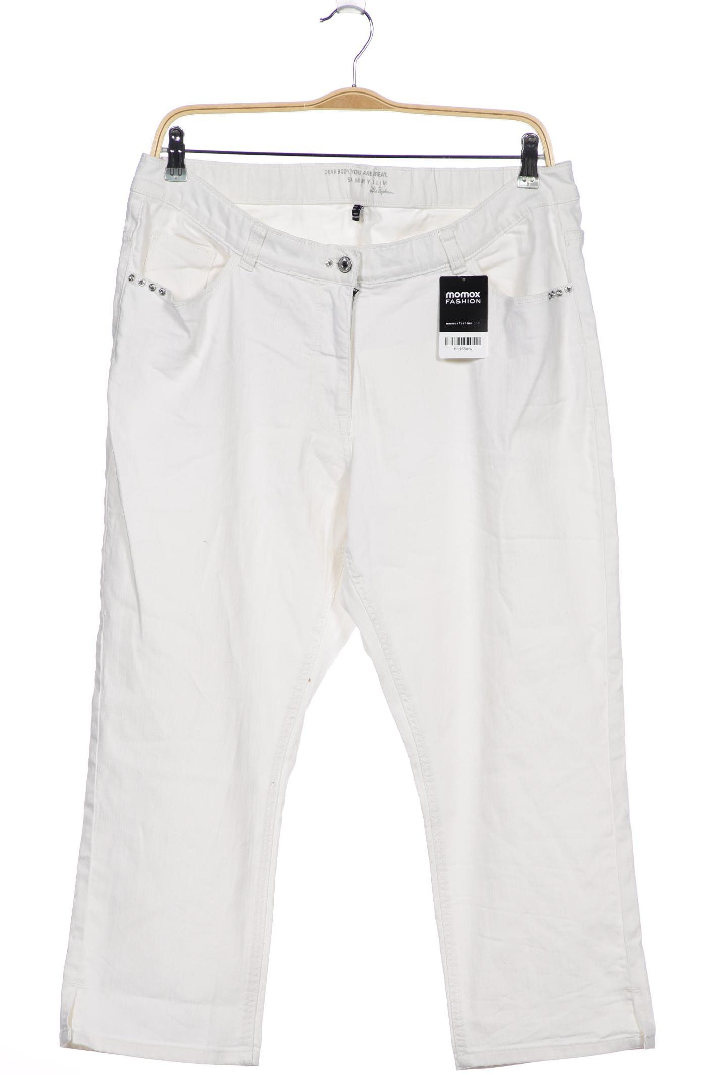 

Ulla Popken Damen Jeans, weiß