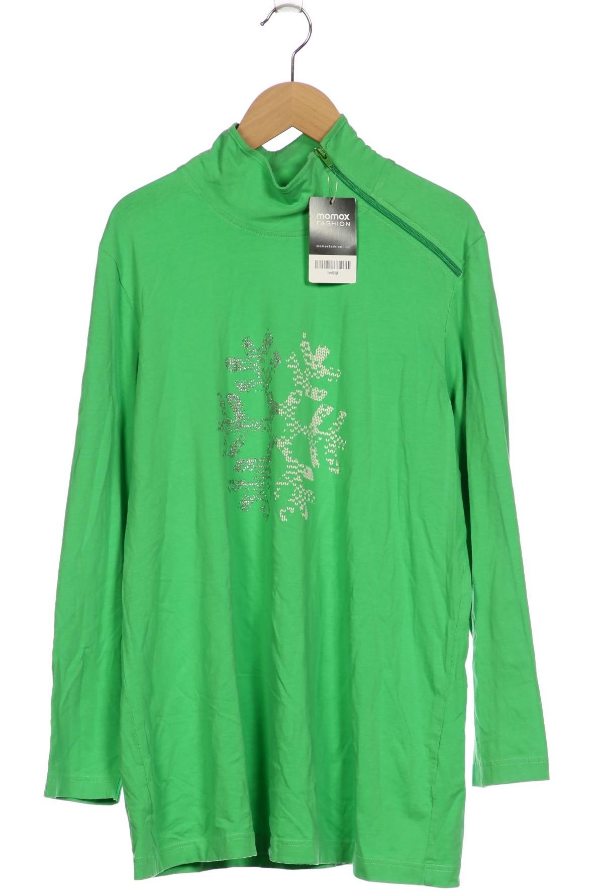 

Ulla Popken Damen Langarmshirt, grün, Gr. 42