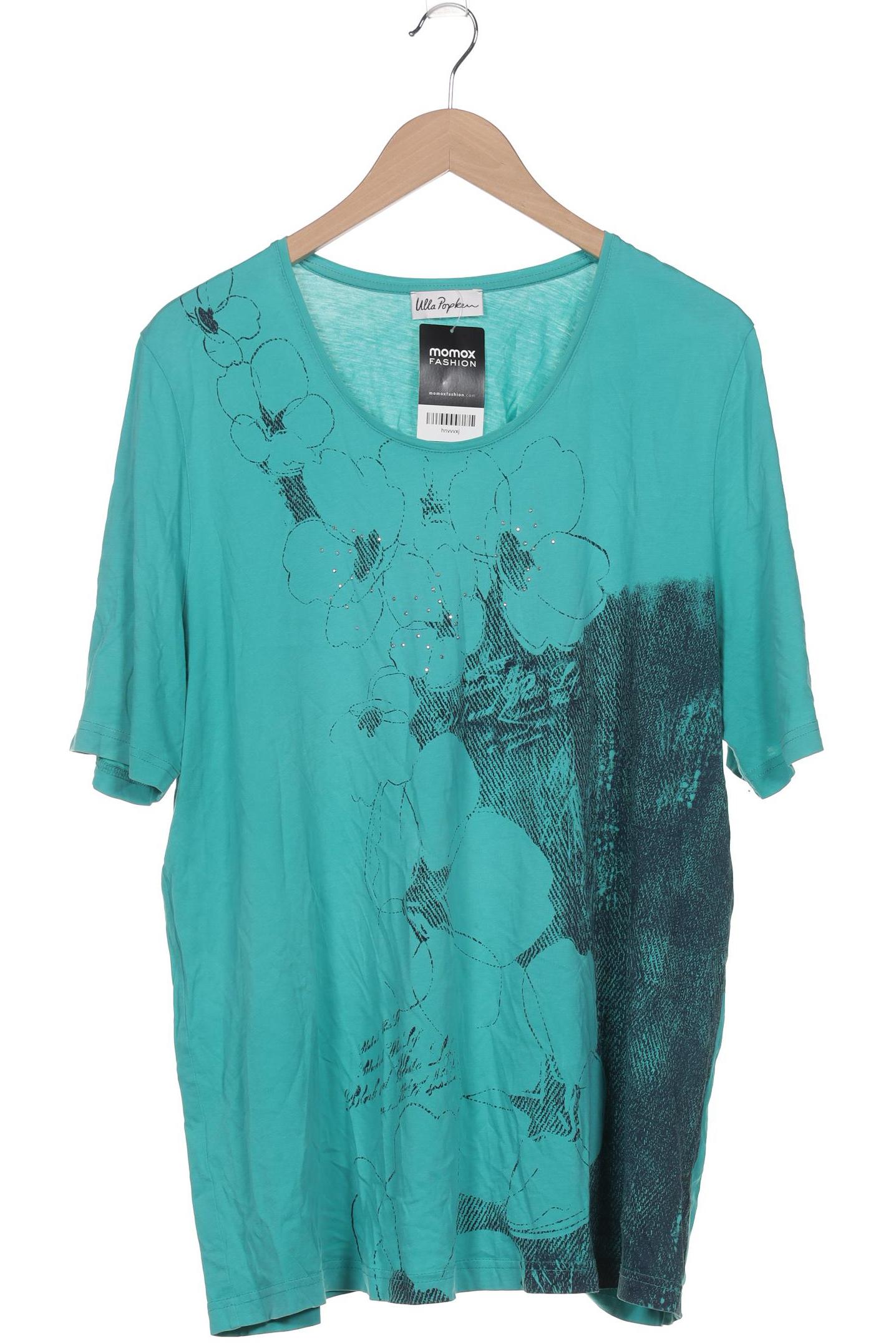 

Ulla Popken Damen T-Shirt, türkis, Gr. 50