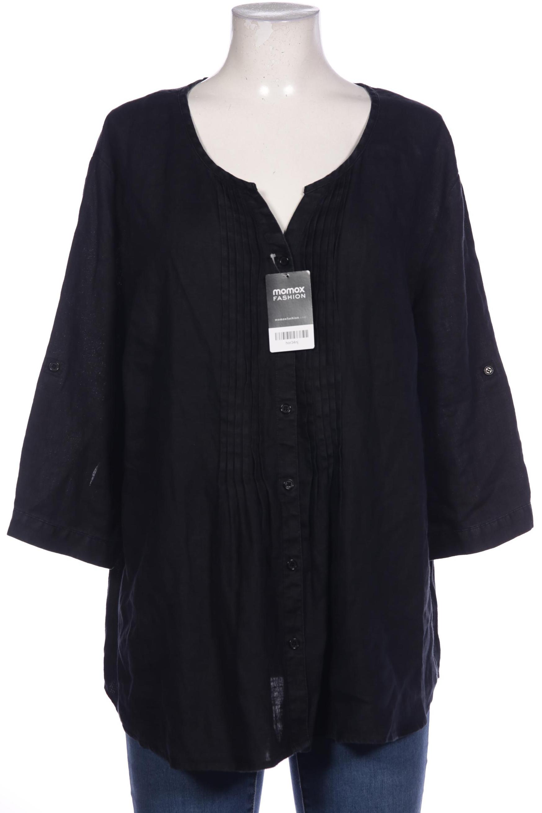 

Ulla Popken Damen Bluse, schwarz, Gr. 46
