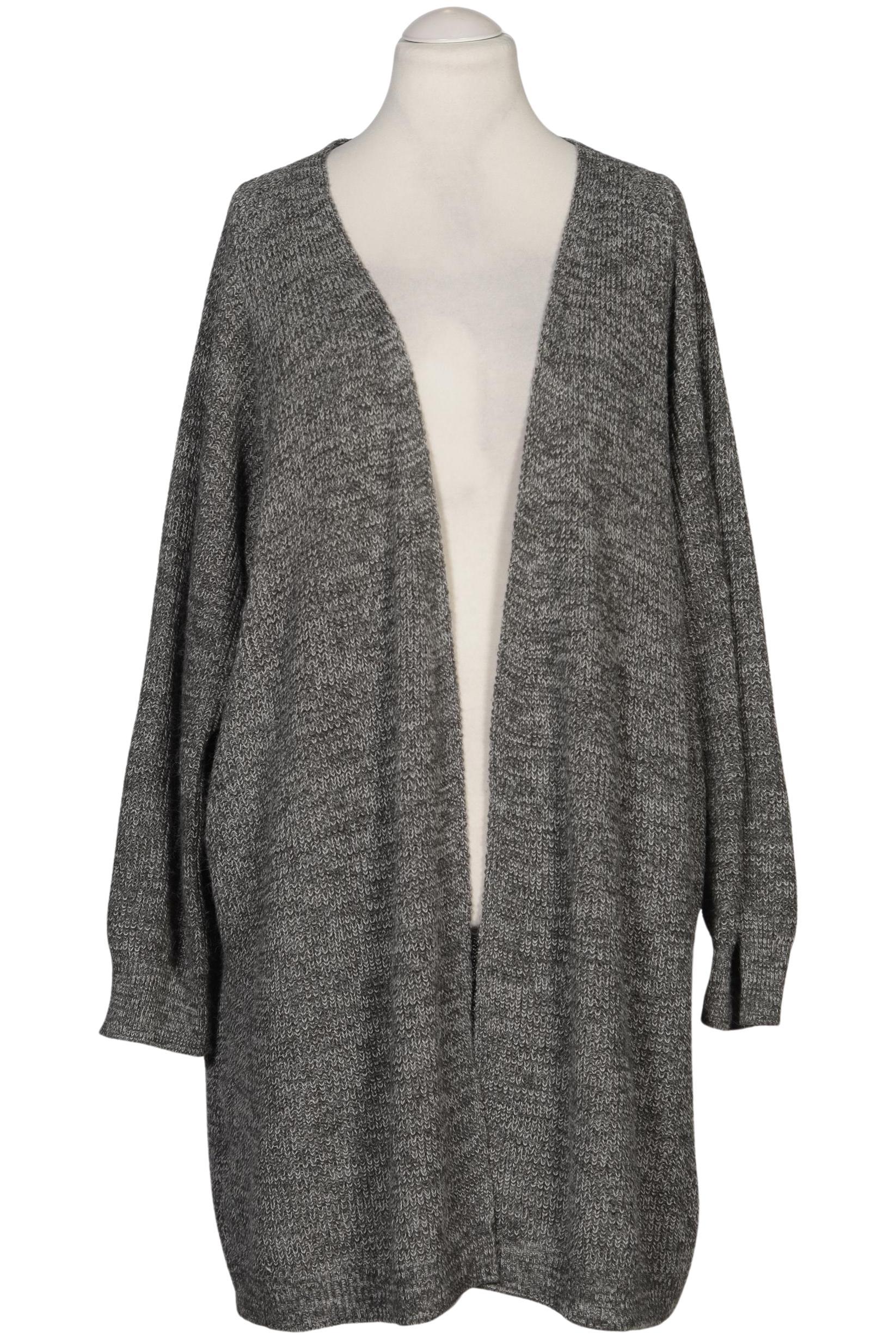 

Ulla Popken Damen Strickjacke, grau, Gr. 48