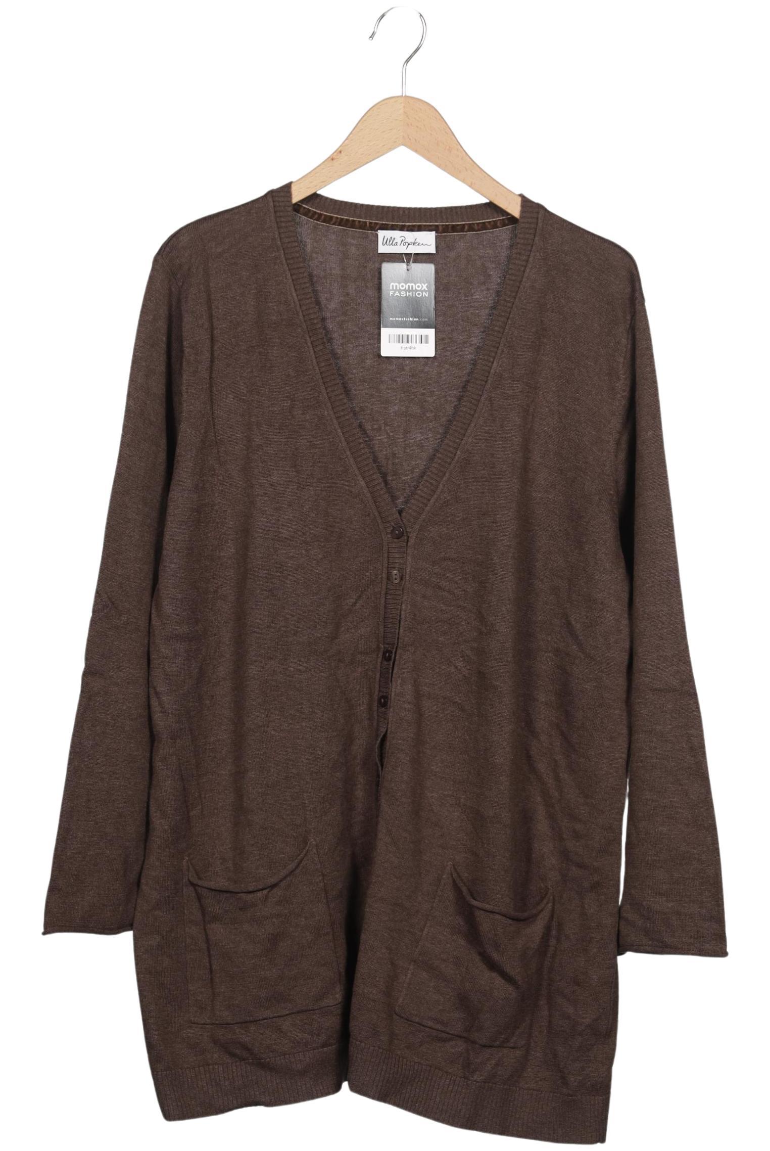 

Ulla Popken Damen Strickjacke, braun, Gr. 50