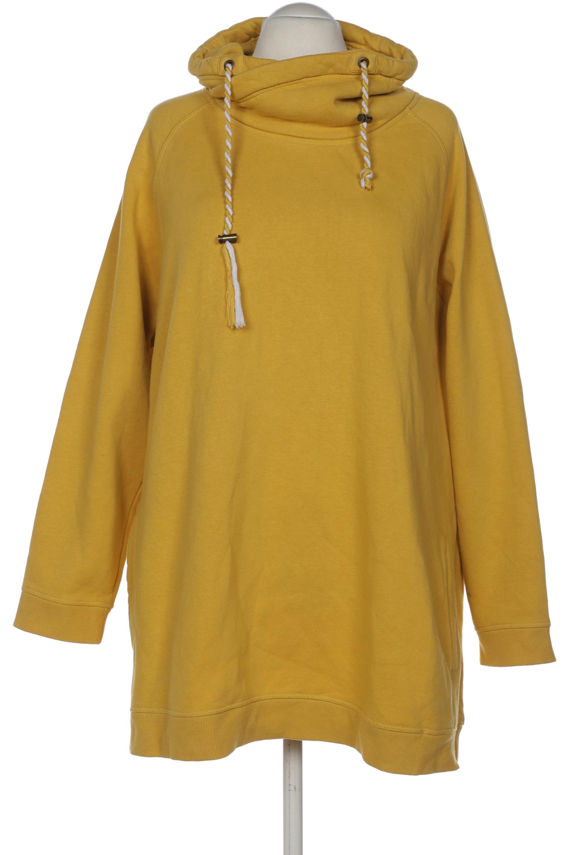 

Ulla Popken Damen Kapuzenpullover, gelb, Gr. 54