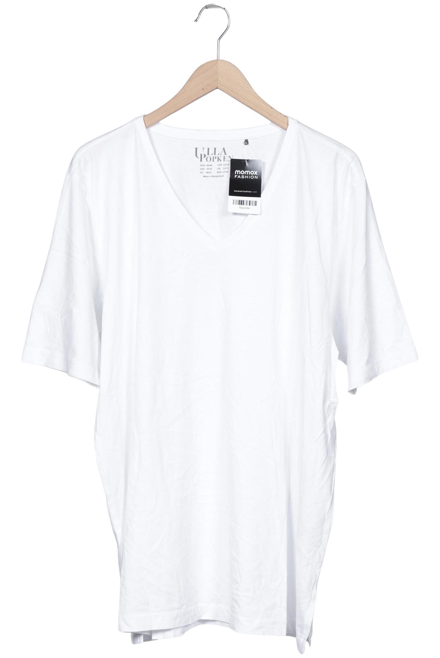 

Ulla Popken Damen T-Shirt, weiß, Gr. 46