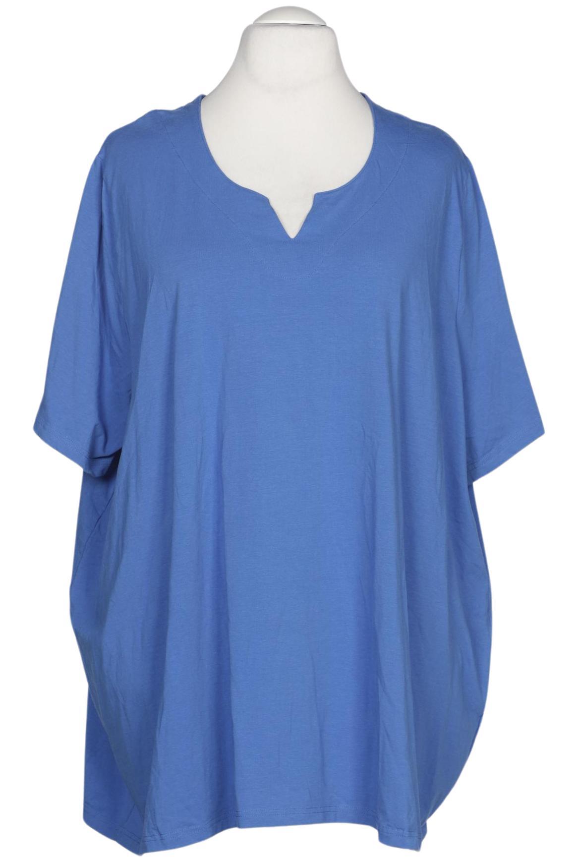 

Ulla Popken Damen T-Shirt, blau, Gr. 58