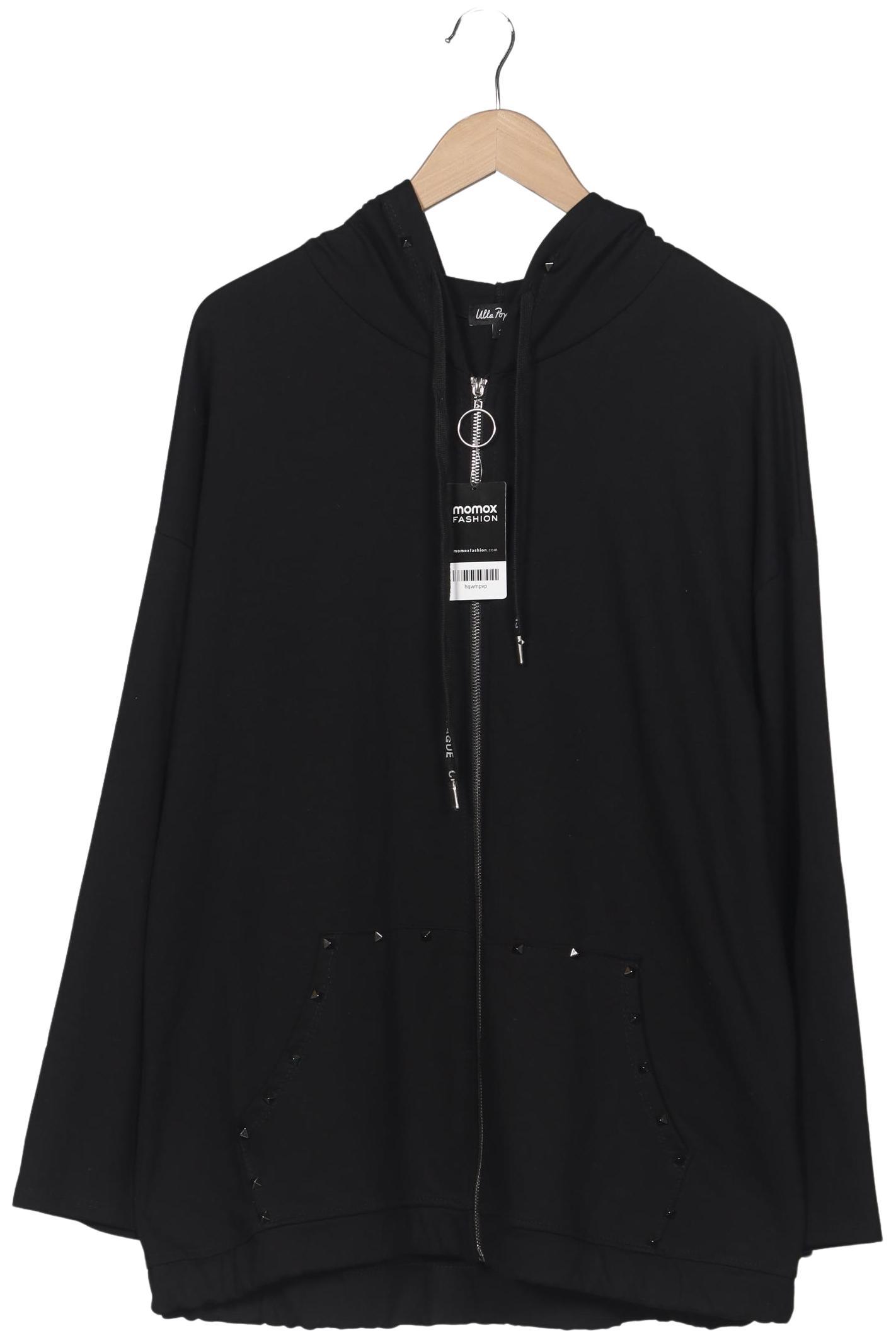

Ulla Popken Damen Kapuzenpullover, schwarz, Gr. 46