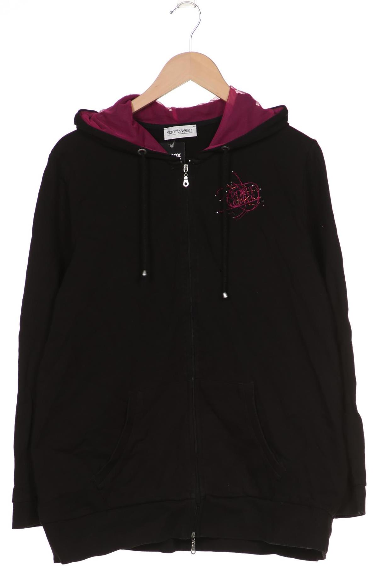 

Ulla Popken Damen Kapuzenpullover, schwarz