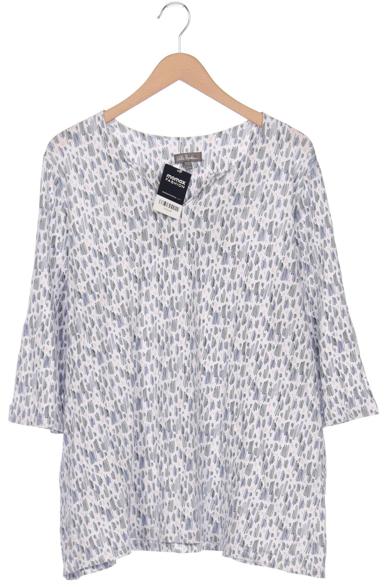 

Ulla Popken Damen Langarmshirt, weiß, Gr. 50