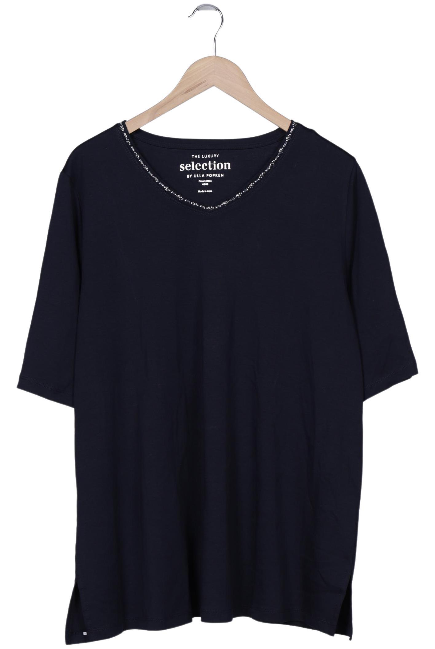 

Ulla Popken Damen T-Shirt, marineblau, Gr. 46