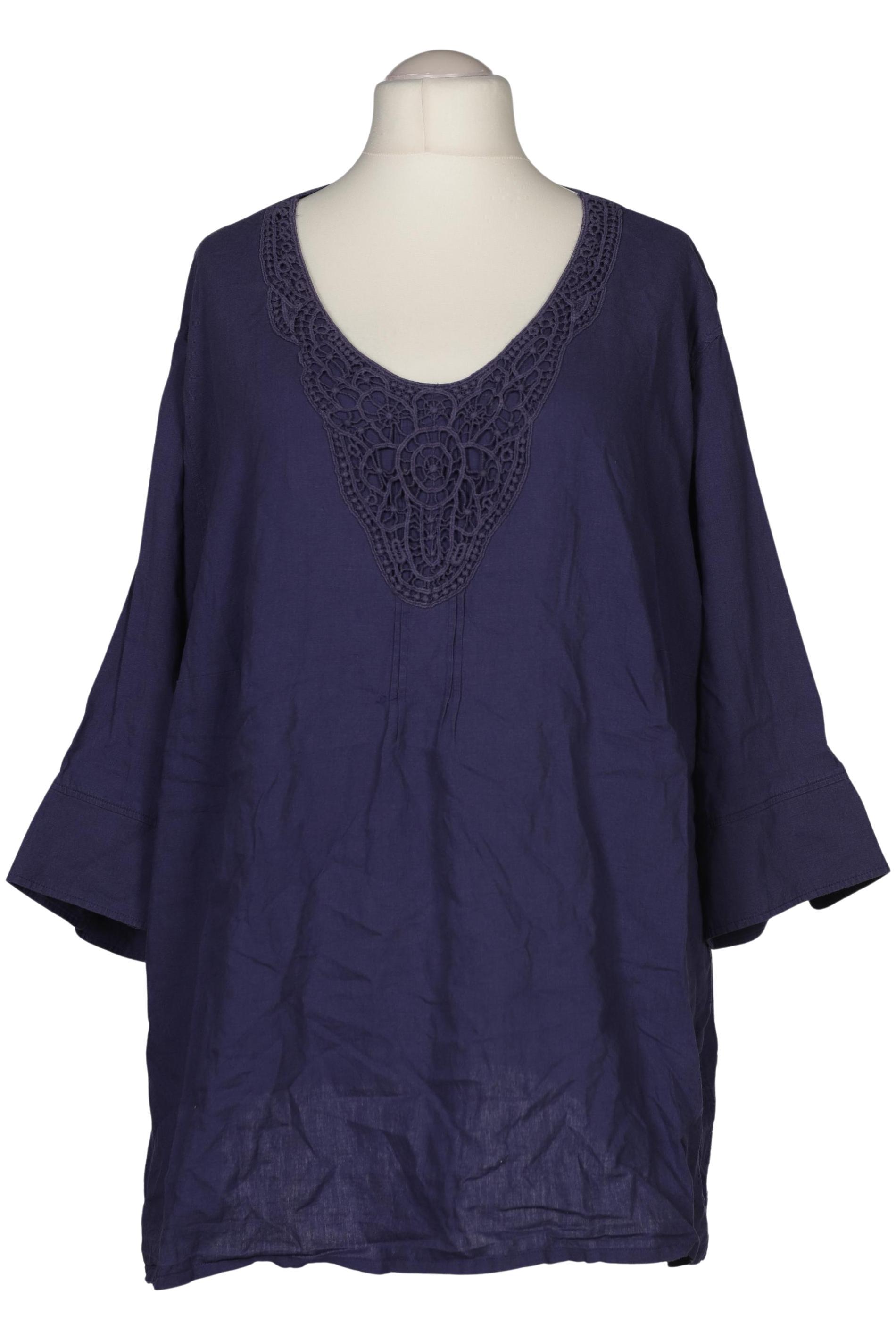 

Ulla Popken Damen Bluse, marineblau, Gr. 58