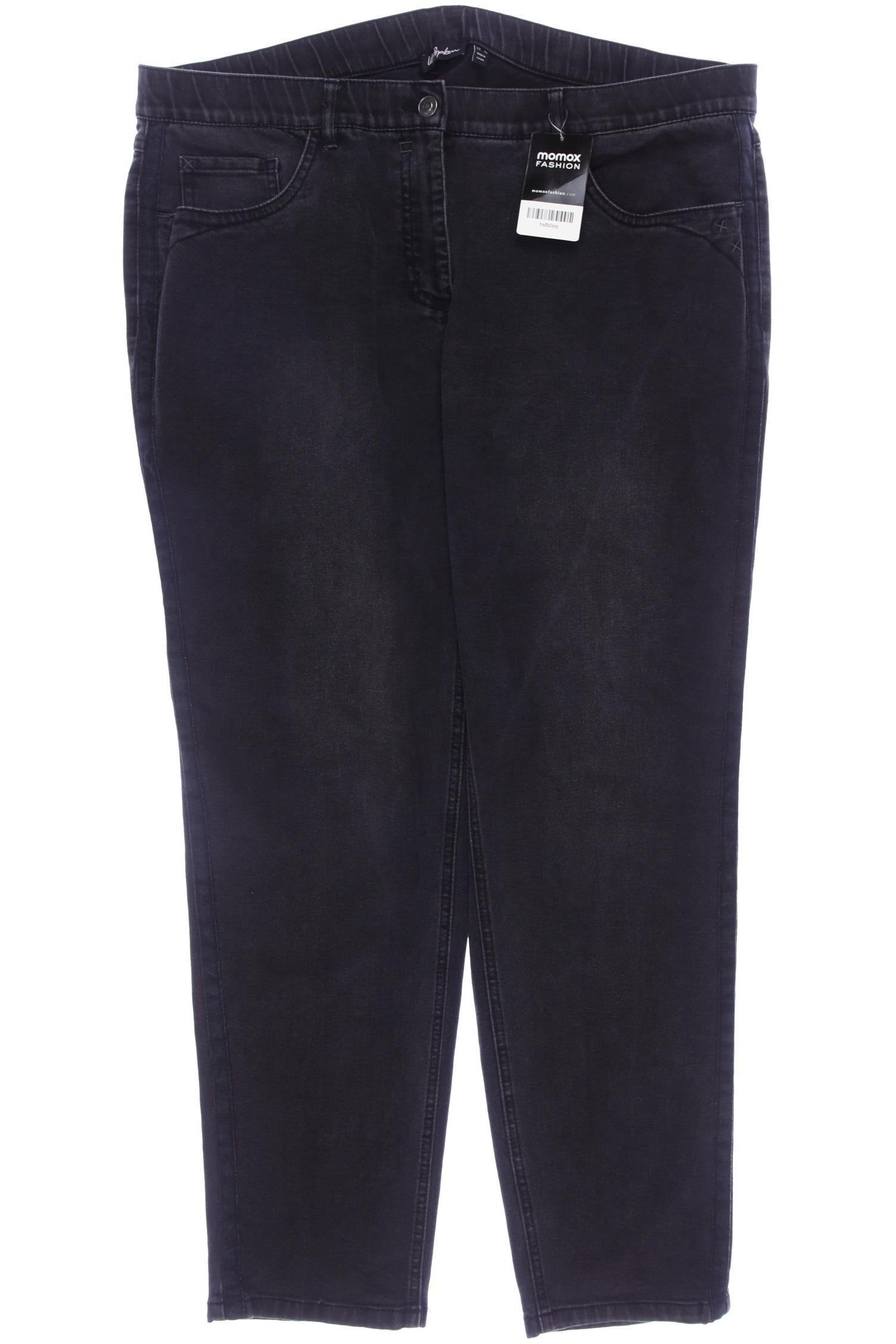 

Ulla Popken Damen Jeans, schwarz, Gr. 50