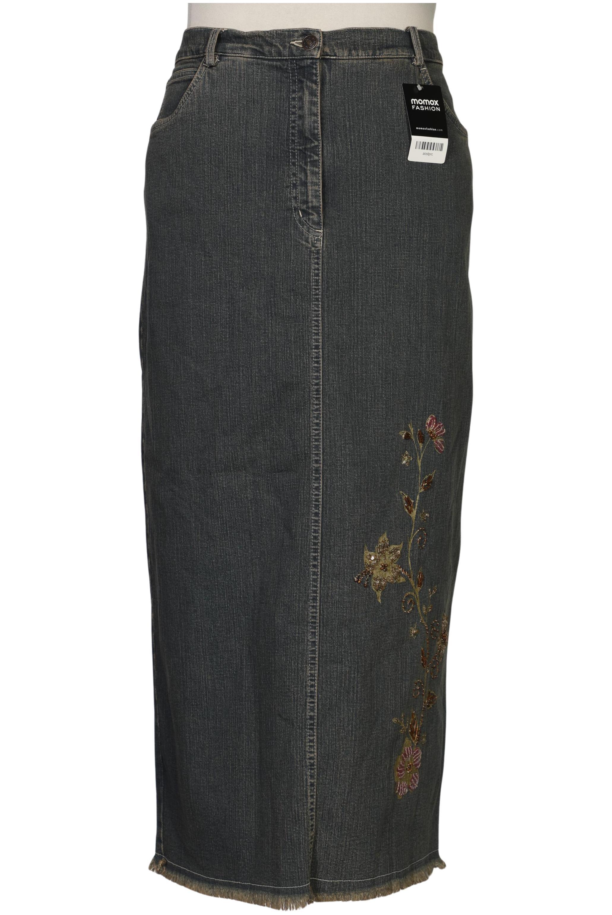 

Ulla Popken Damen Rock, blau, Gr. 48